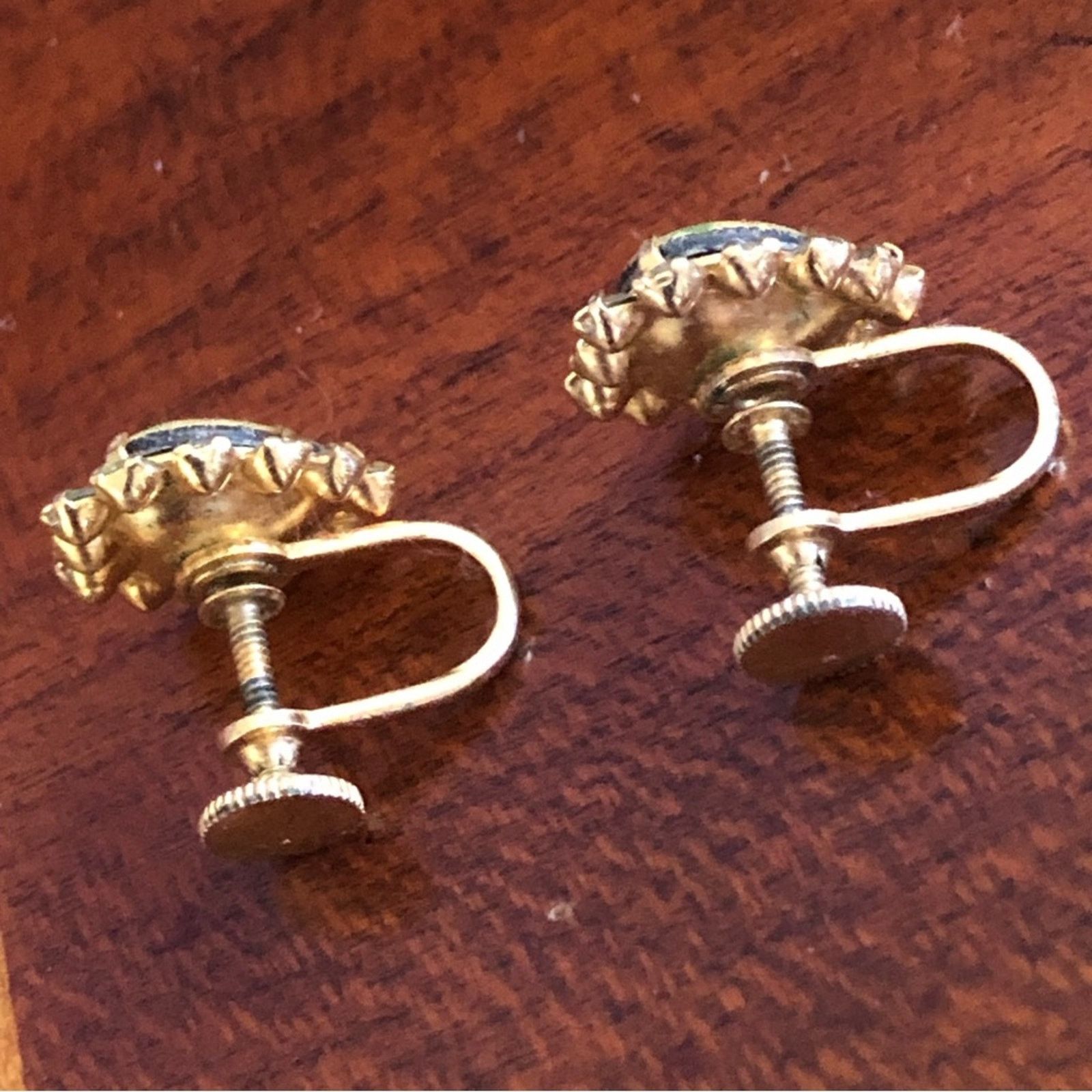 Vintage Vintage 50s Victorian revival enamel heart jewelry set Size ONE SIZE - 4 Thumbnail