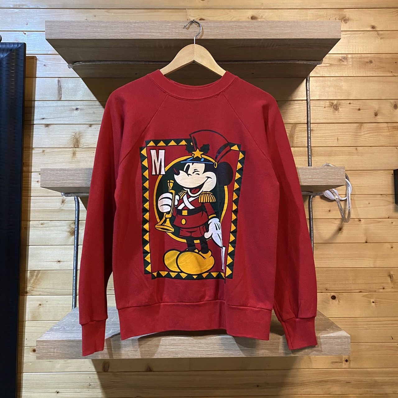 Mickey Mouse vintage mickey mouse sweatshirt red Size US M / EU 48-50 / 2 - 1 Thumbnail