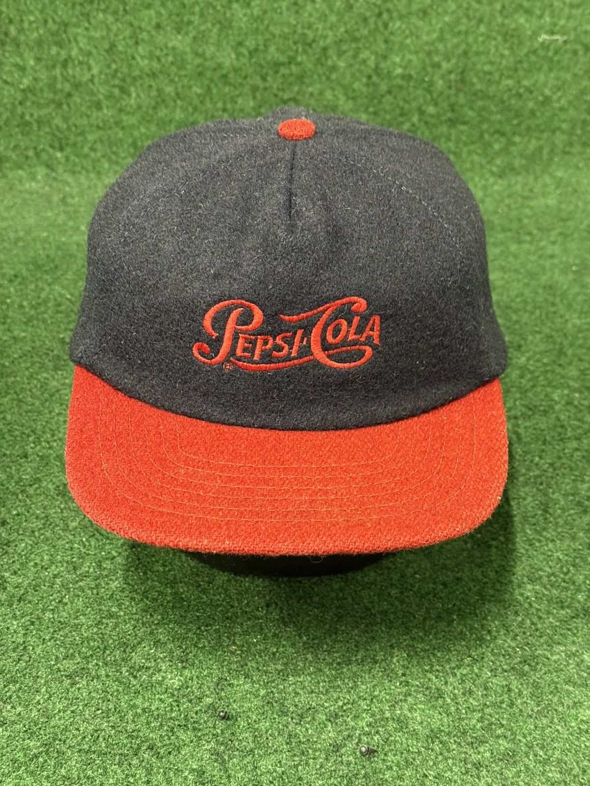 Pepsi Vintage 90s Pepsi Cola Wool Snapback Hat Size ONE SIZE - 1 Thumbnail