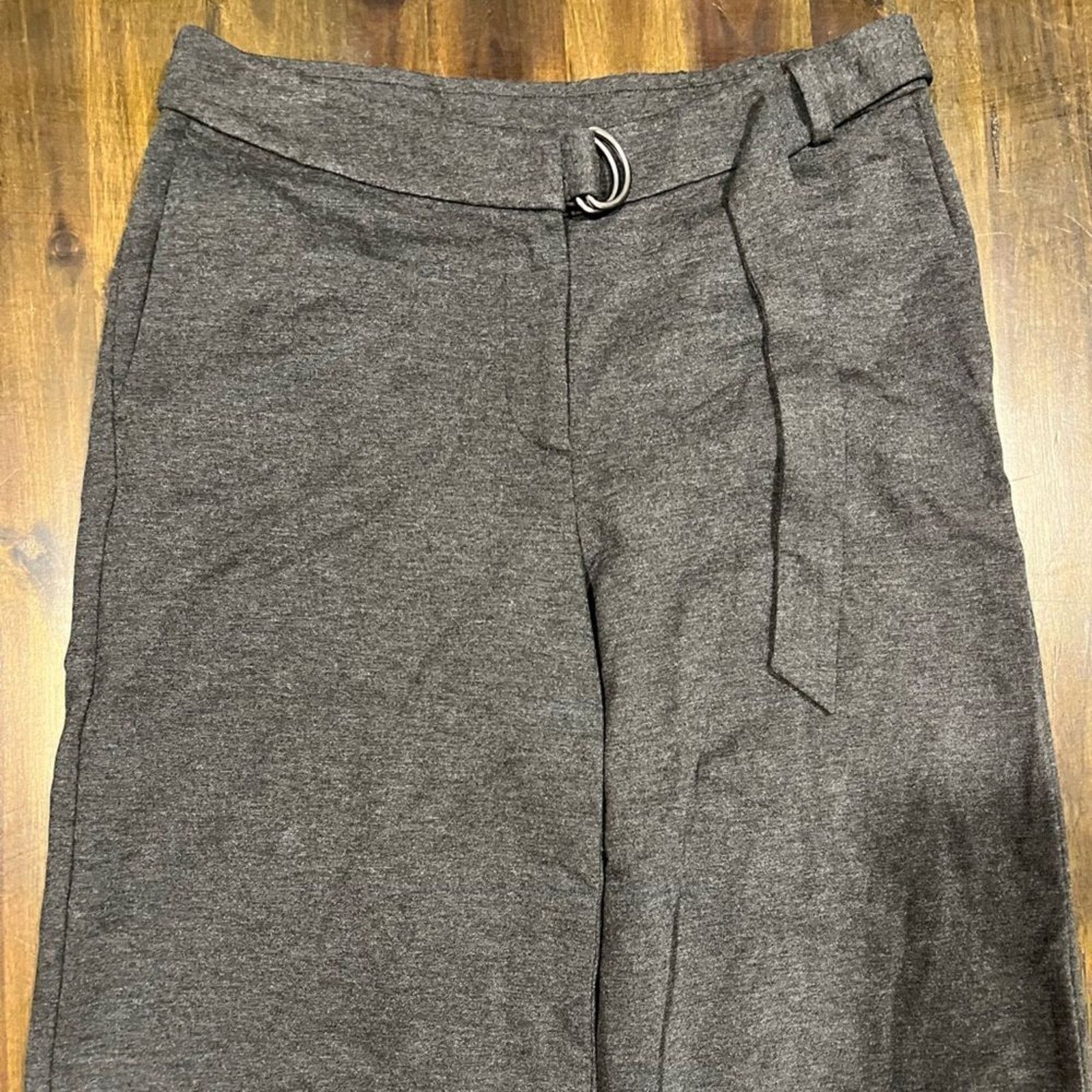 Vintage J. Jill Belted Full Leg Cropped Trousers - Size 4 Size 27" / US 4 / IT 40 - 3 Thumbnail