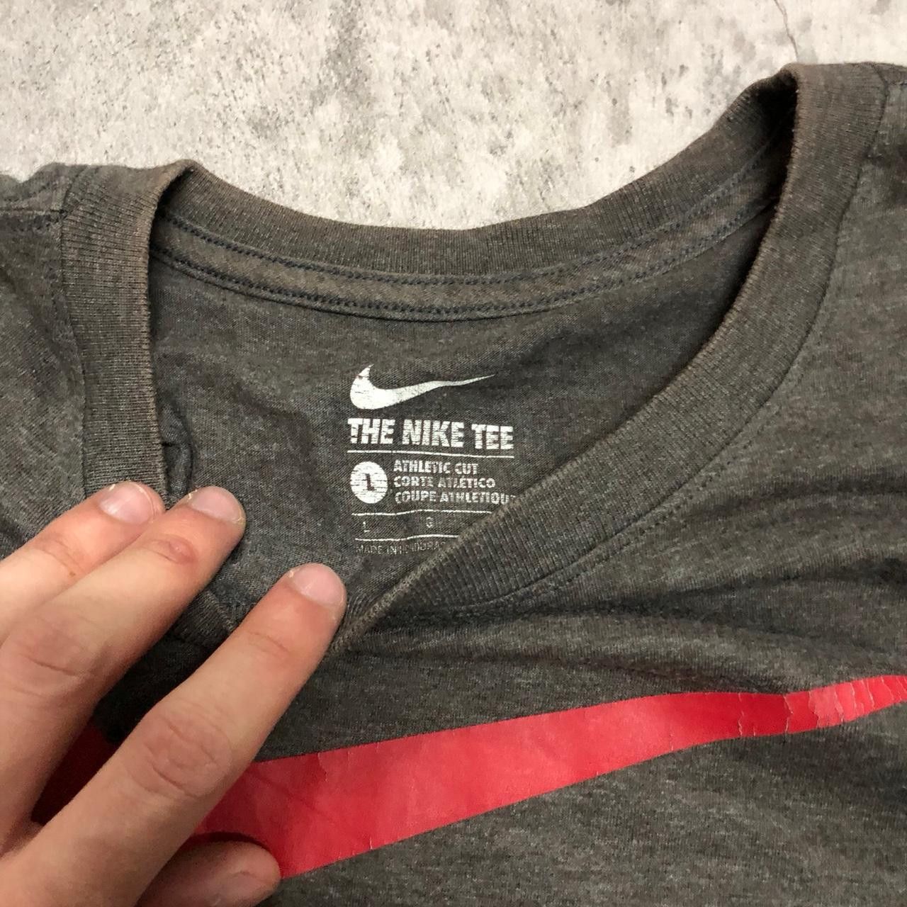 Nike Grey and red Nike DALLAS t-shirt Size US L / EU 52-54 / 3 - 3 Thumbnail