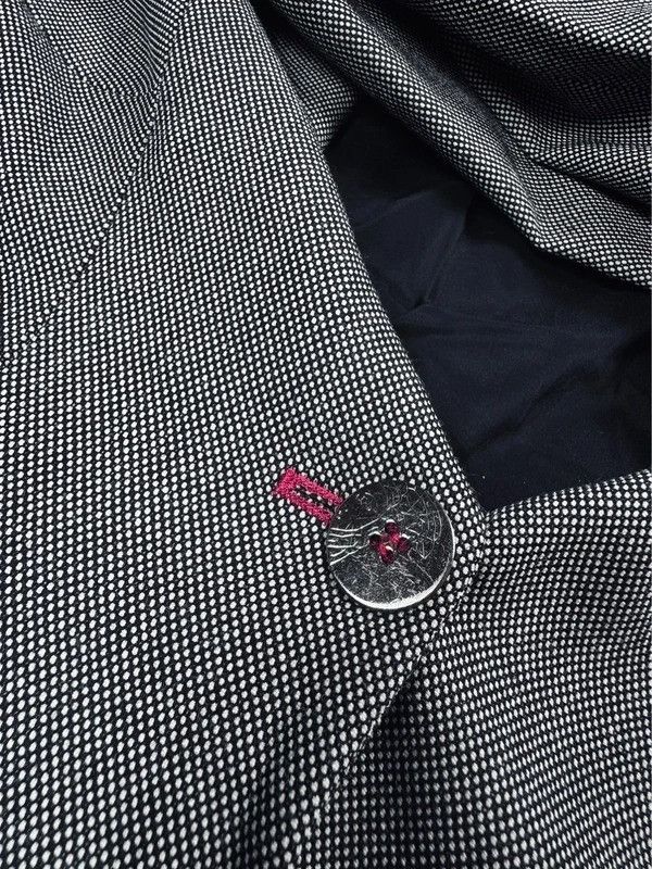 Versace Versace Collection gray polka dot jacket XXL Size XXL / US 16-18 / IT 52-54 - 6 Thumbnail