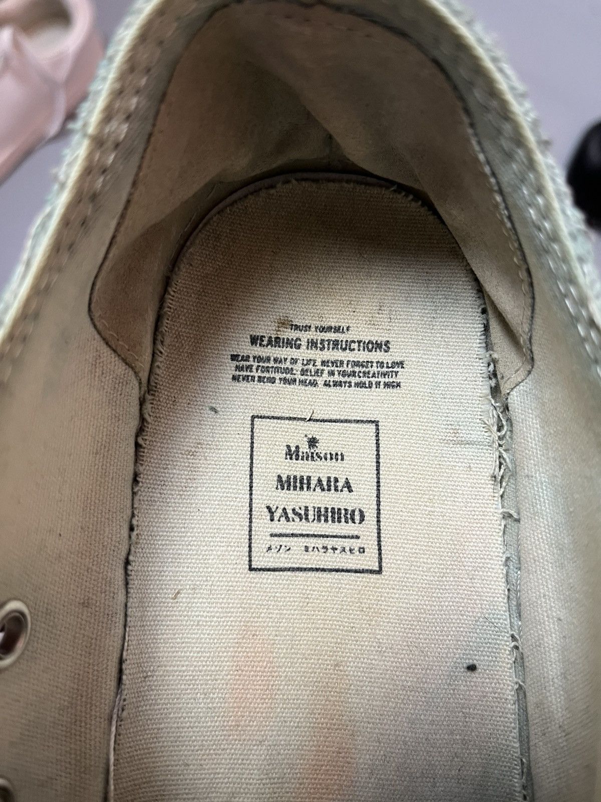 Maison MIHARA YASUHIRO Maison Mihara Yasuhiro Peterson OG sole canvas low top Size US 9 / EU 42 - 7 Thumbnail