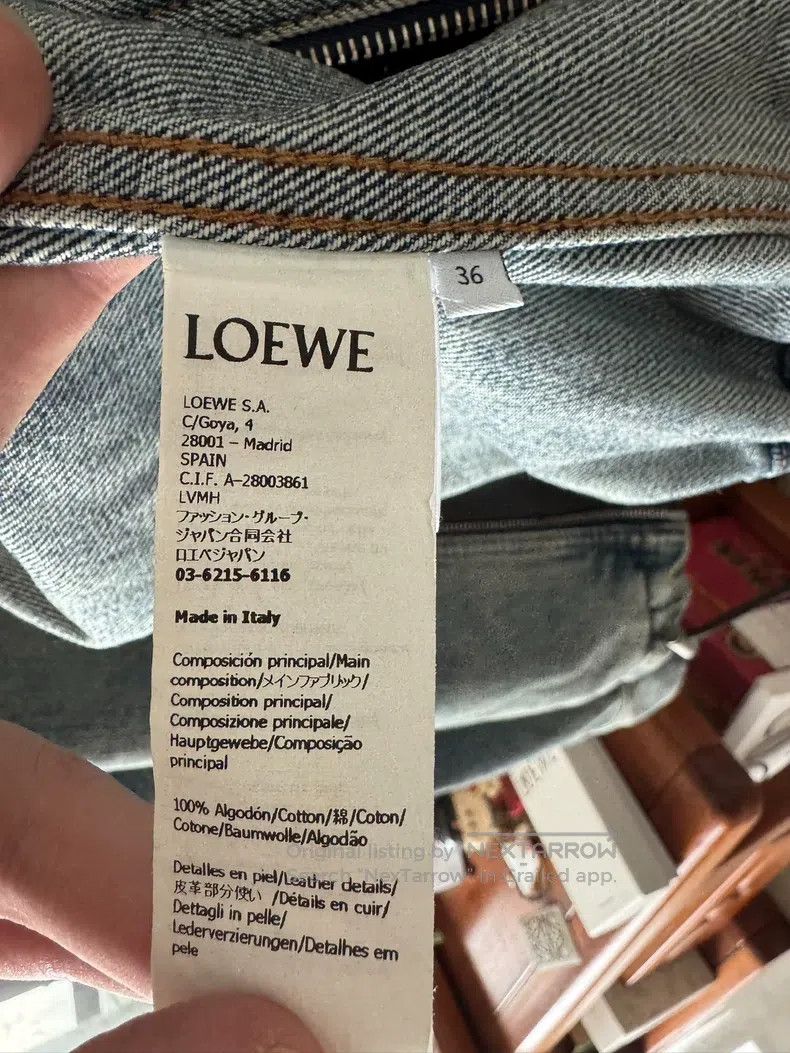 Loewe Loewe Balloon Outerwear Denim Jacket Size XS / US 0-2 / IT 36-38 - 4 Thumbnail