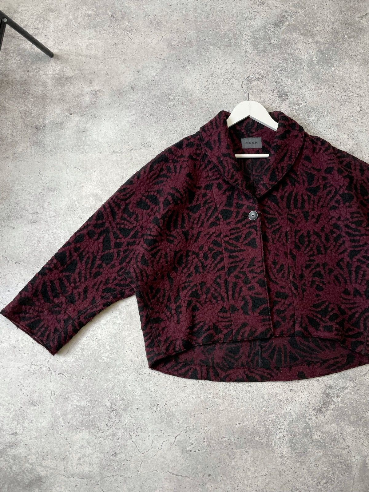Other Oska 100% Wool Drawing Jacket Cabu Assymetrical Avant-Garde Size M / US 6-8 / IT 42-44 - 4 Thumbnail