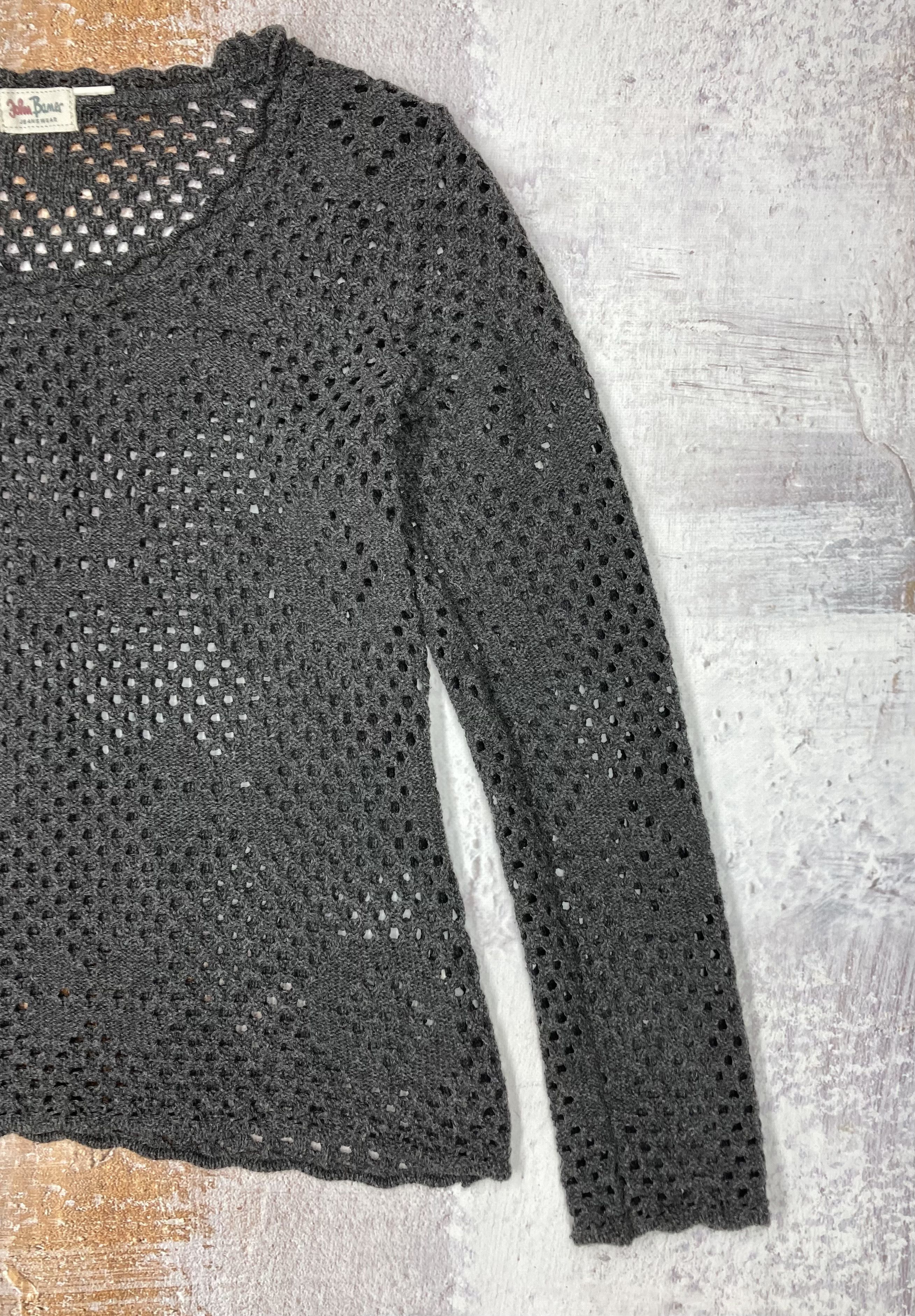 Japanese Brand Vintage Mesh Sweater Women's Size S Size S / US 4 / IT 40 - 4 Thumbnail