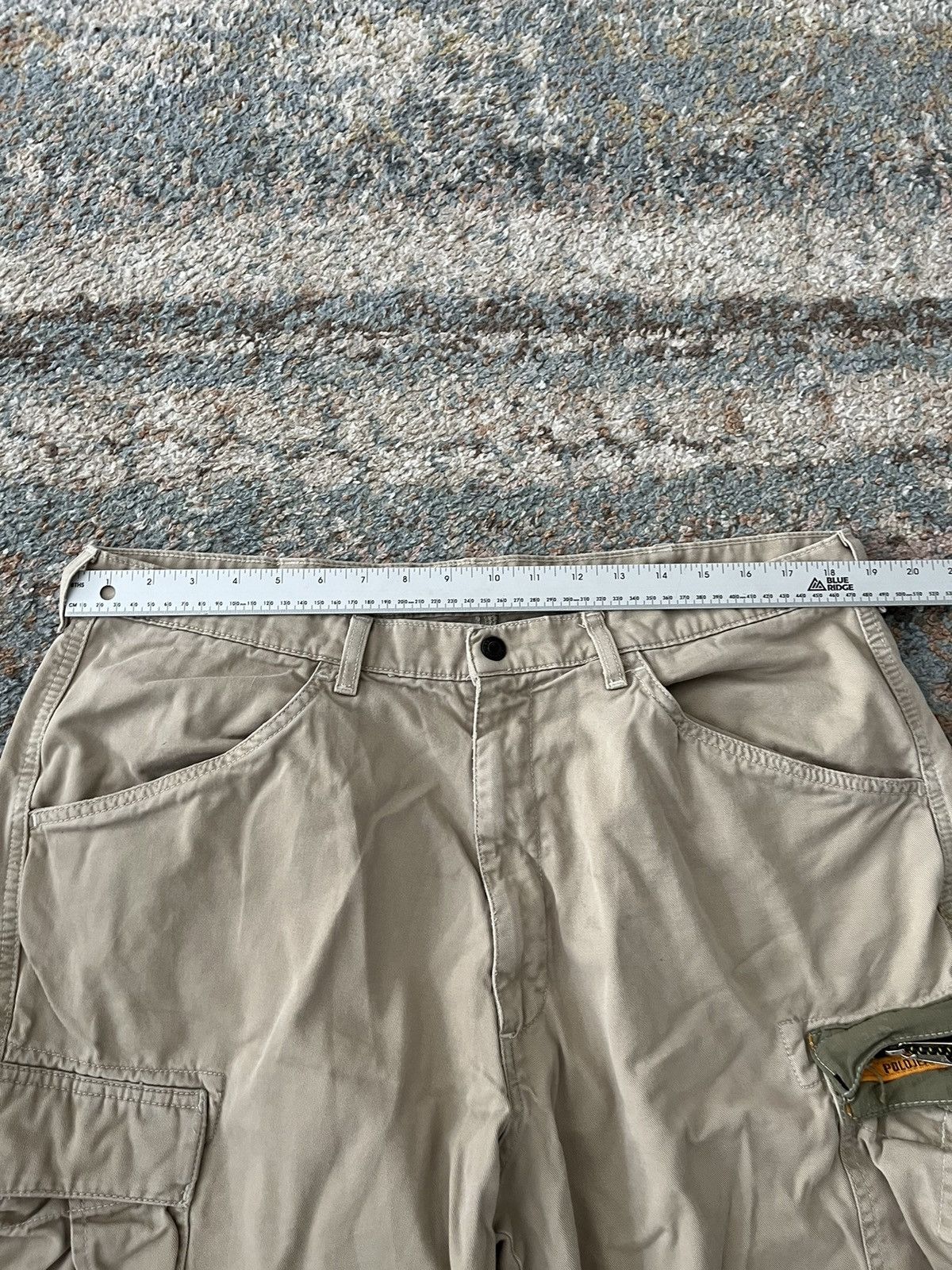 Vintage VTG Polo Ralph Lauren Stash Cargo Shorts Distressed 36 Size US 36 / EU 52 - 5 Thumbnail