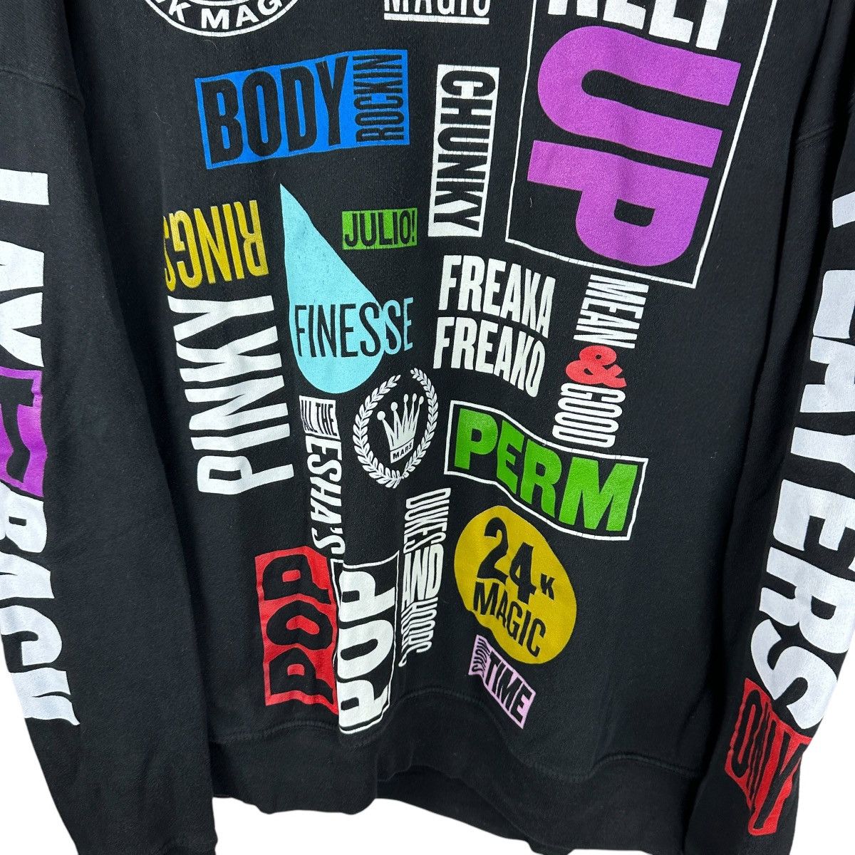 Band Tees Mens Y2K Bruno Mars 24KT Magic Tour Sweatshirt Size US L / EU 52-54 / 3 - 5 Thumbnail