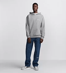 Dior o1w1db10725 Christian Dior Tag Hooded Sweatshirt in Gray Size US S / EU 44-46 / 1 - 5 Thumbnail