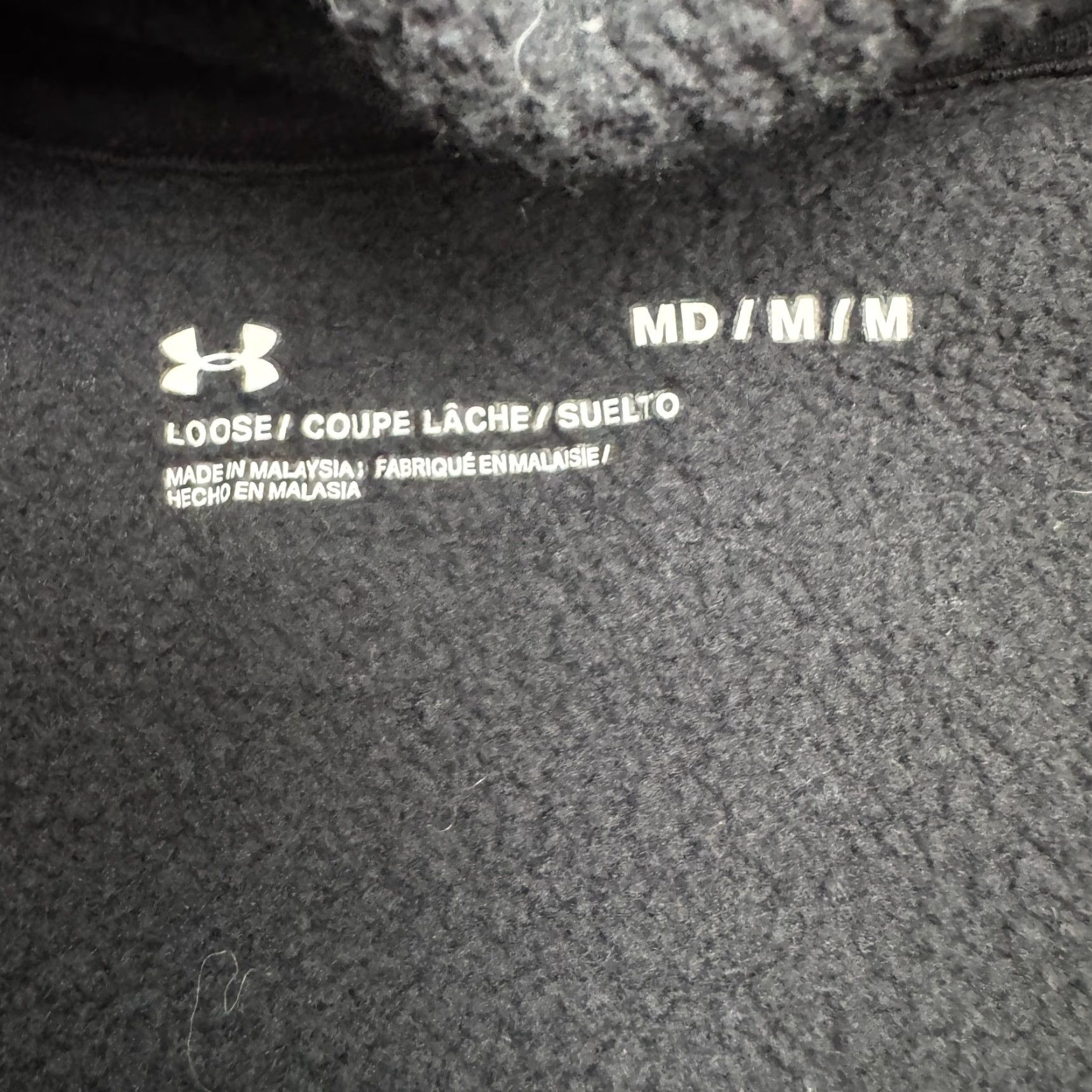 Under Armour Under Armour Hoodie Pullover Graphic Sweatshirt Womens M Black Fleece Logo Raglan Sleeves Size M / US 6-8 / IT 42-44 - 7 Thumbnail