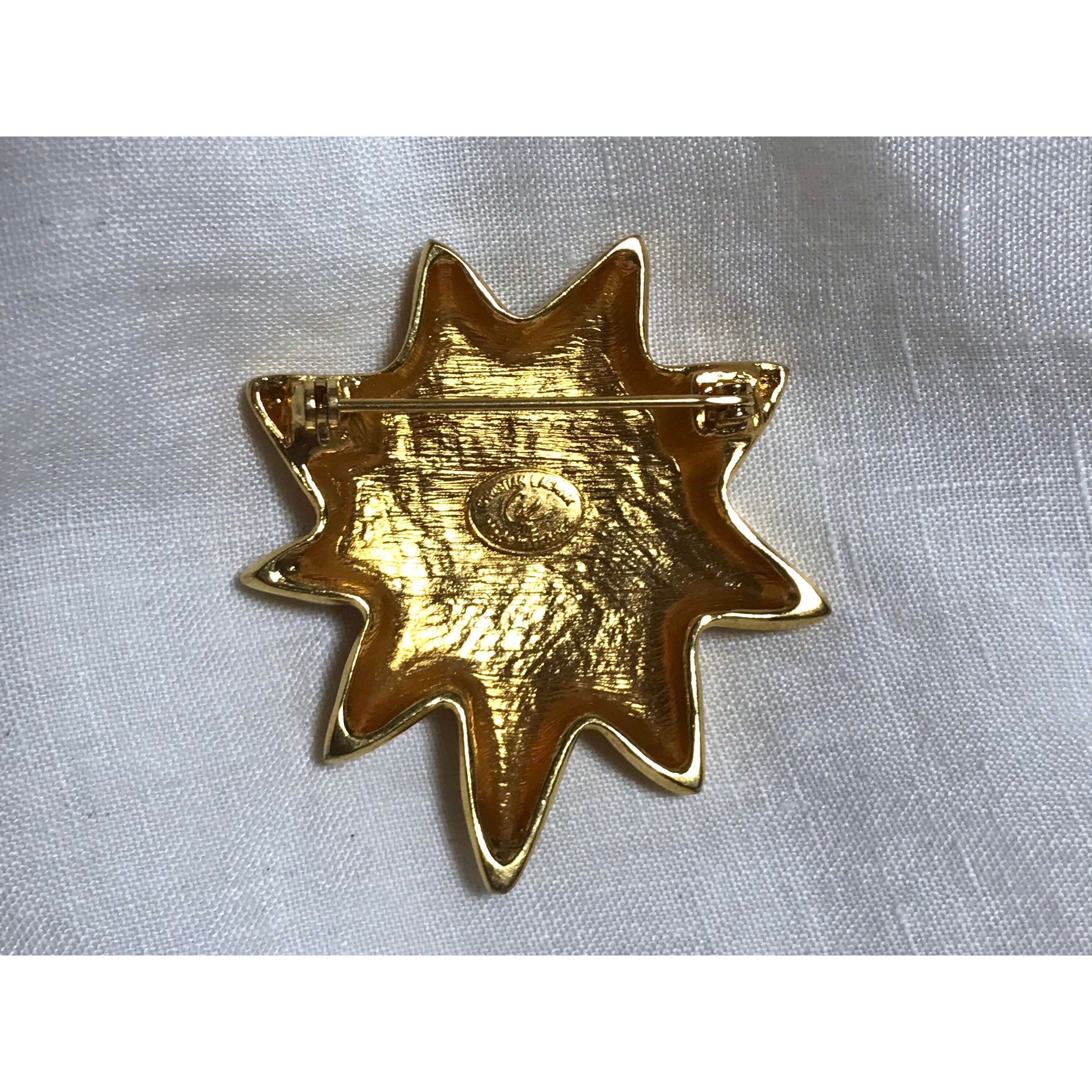 Christian Lacroix Vintage Christian Lacroix golden start shape brooch, hat pin Size ONE SIZE - 5 Thumbnail