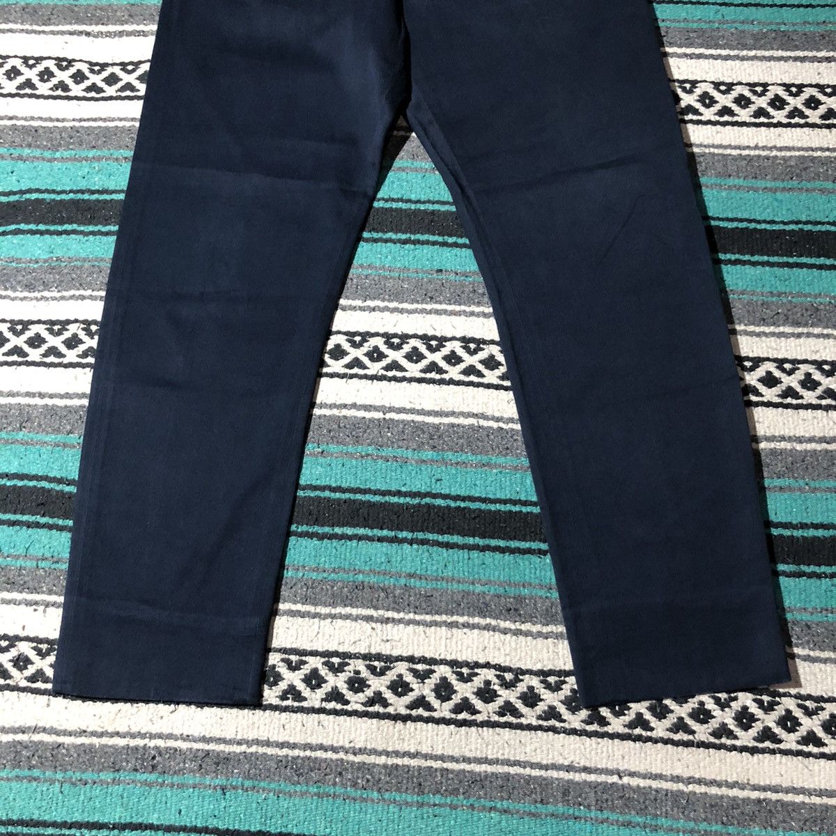 Prada Prada Navy Cotton Pants Size US 32 / EU 48 - 4 Thumbnail