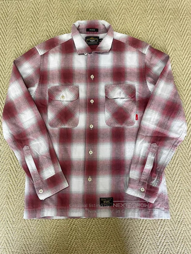 Wtaps Wtaps Magenta red long-sleeve shirt Size US M / EU 48-50 / 2 - 1 Thumbnail