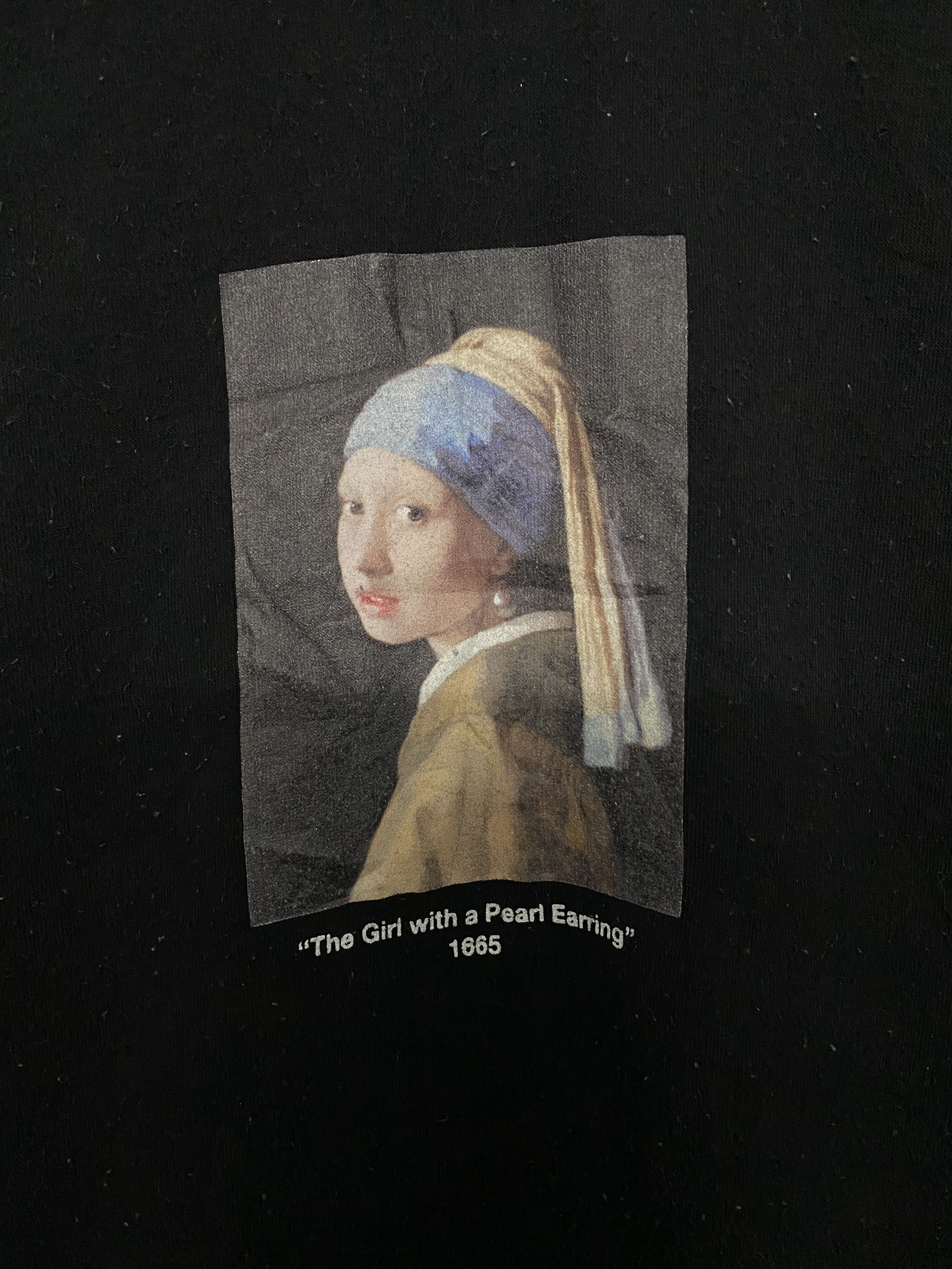 Japanese Brand Repro Gallery Johannes Vermeer Art History Black Sweatshirt Size US M / EU 48-50 / 2 - 3 Thumbnail