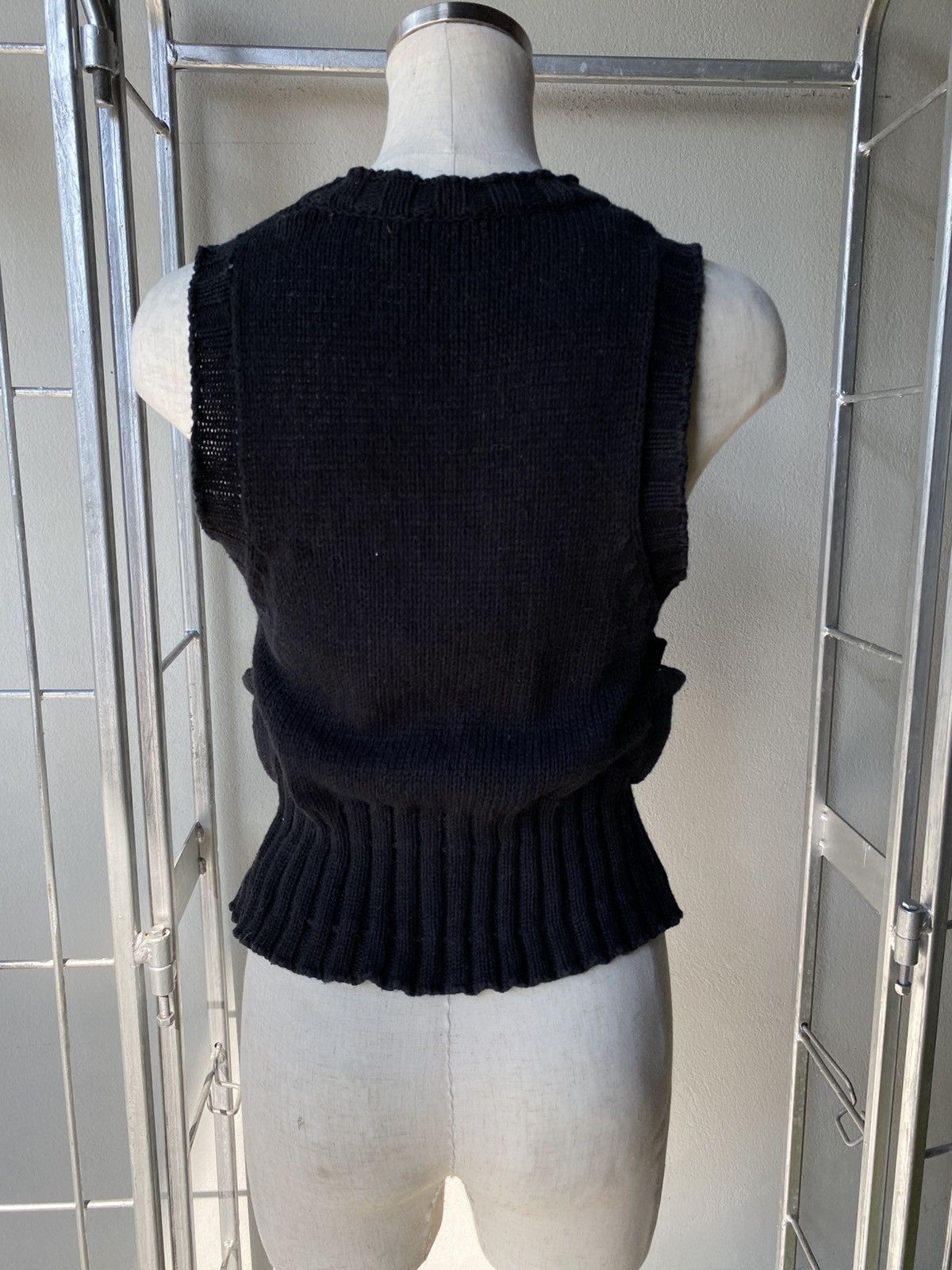 See by Chloe SEE BY CHLOÉ Black Knit Vest Size S / US 4 / IT 40 - 2 Thumbnail