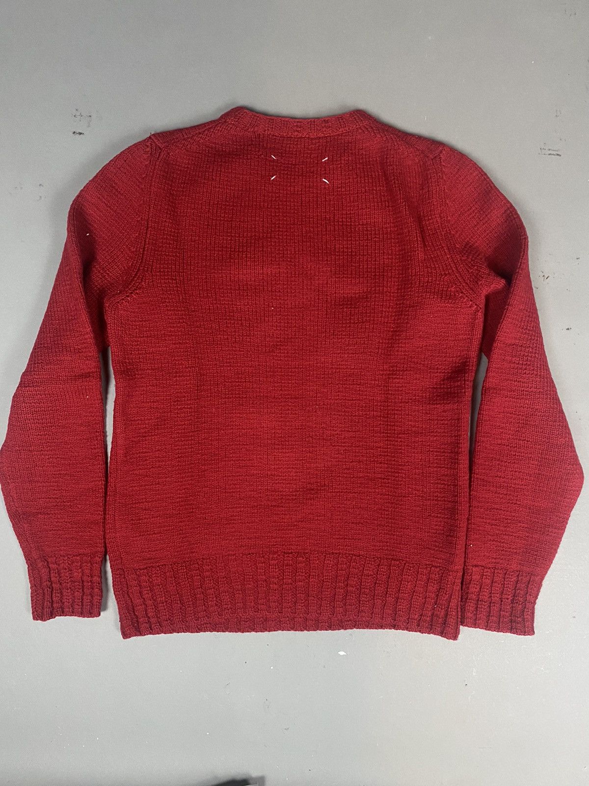 Maison Margiela Maison margiela FW2006 lightning bolt red knit Size US S / EU 44-46 / 1 - 2 Thumbnail
