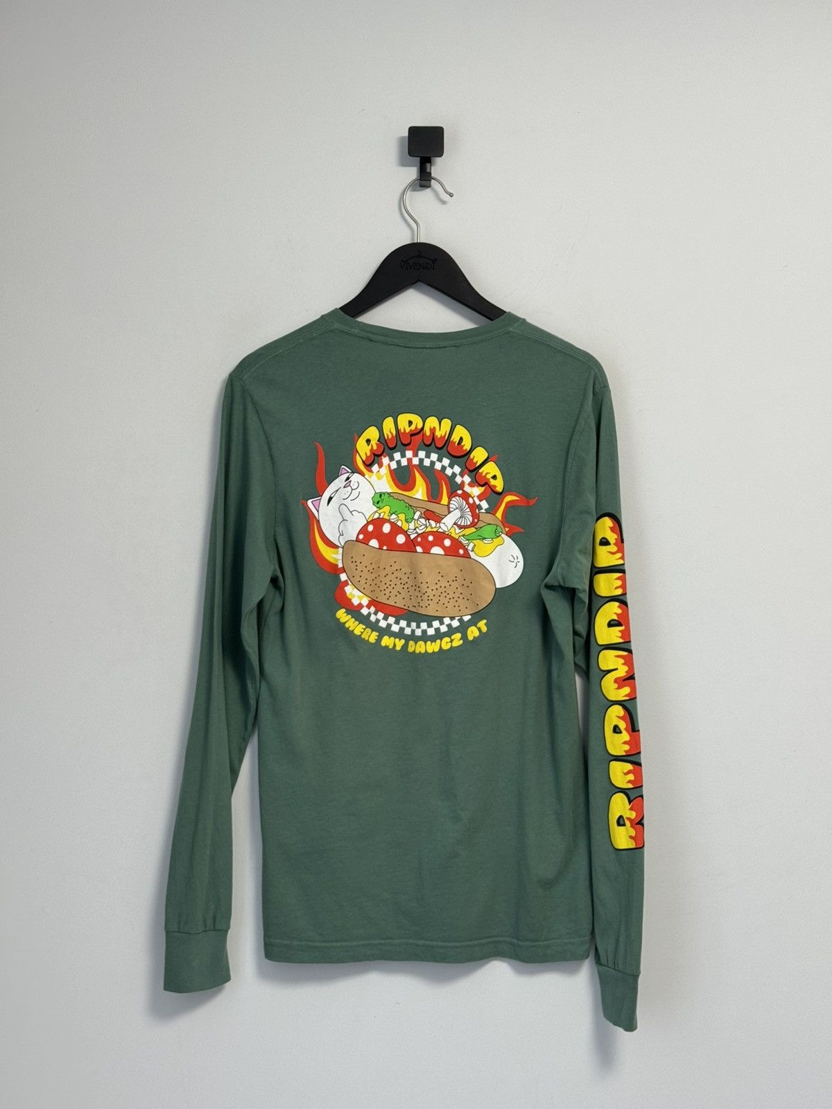 RIPNDIP Rip N Dip Men’s Small Long sleeve T-shirt Skateboarding Size US S / EU 44-46 / 1 - 1 Thumbnail