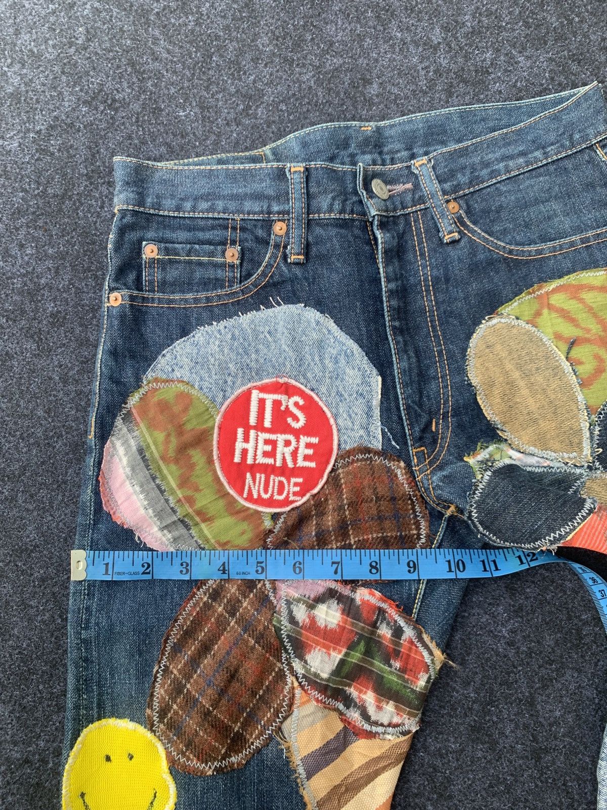 Kapital Kountry FLARE KAPITAL JEANS HIPPIE SELVEDGE INSANE. Size US 29 - 5 Thumbnail