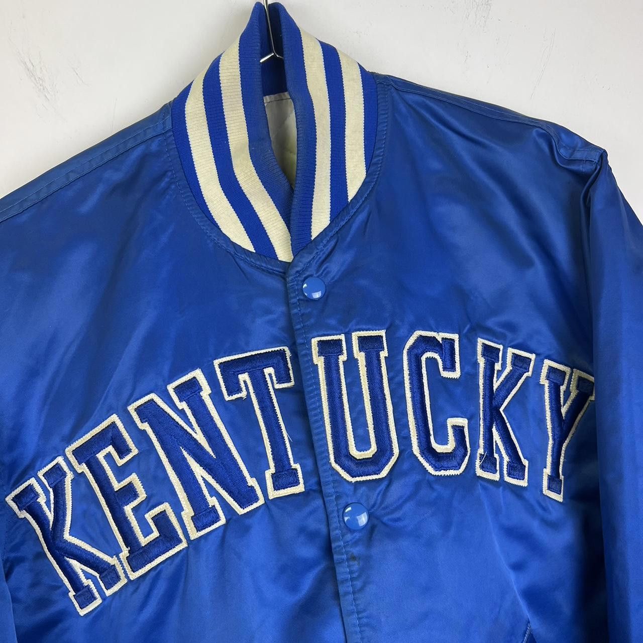 Starter × Vintage Vintage Kentucky Varsity Jacket - Royal Blue Satin Starter Size US M / EU 48-50 / 2 - 4 Thumbnail