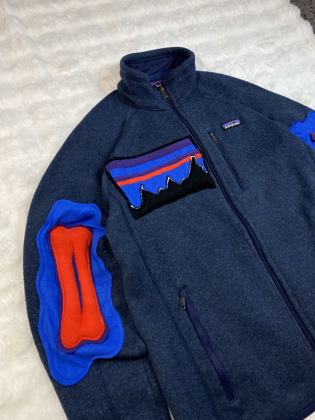 Japanese Brand × Nike × Vintage Patagonia Custom Skeleton Synchilla Skull Bones Vintage Y2K Size US M / EU 48-50 / 2 - 3 Thumbnail
