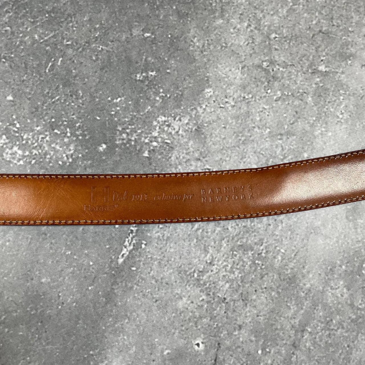 Barneys New York × Designer Harris Dal for Barneys New York Belt Brown/ Black Size 34 Size 34 - 15 Thumbnail