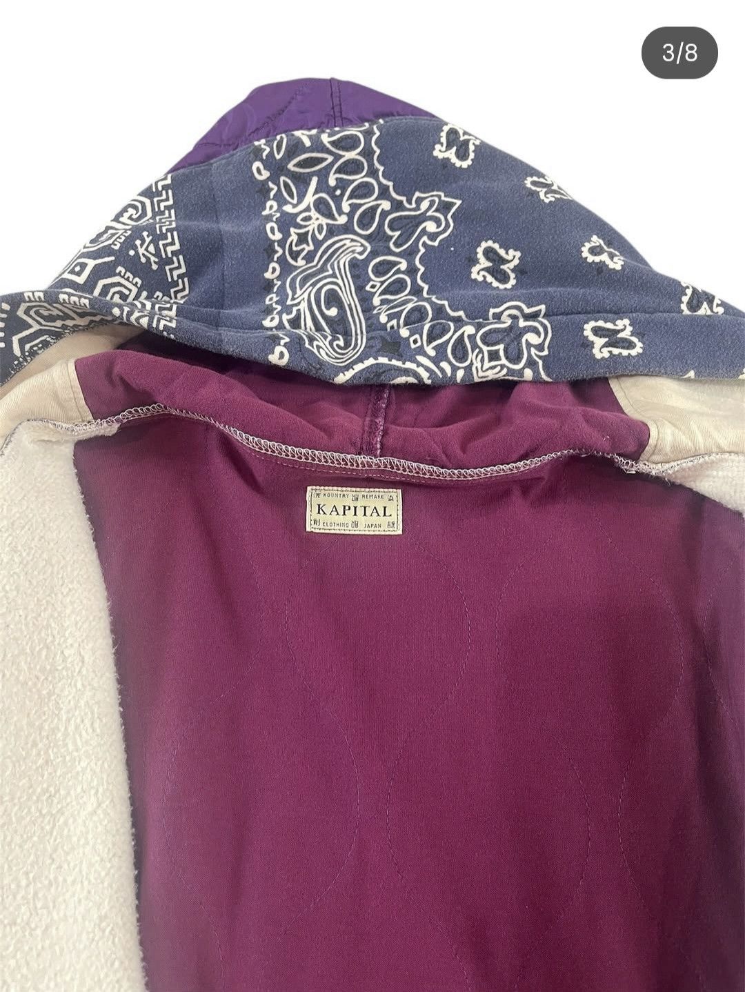 Kapital Kapital Hybrid Bandana Hoodie Size US L / EU 52-54 / 3 - 3 Thumbnail