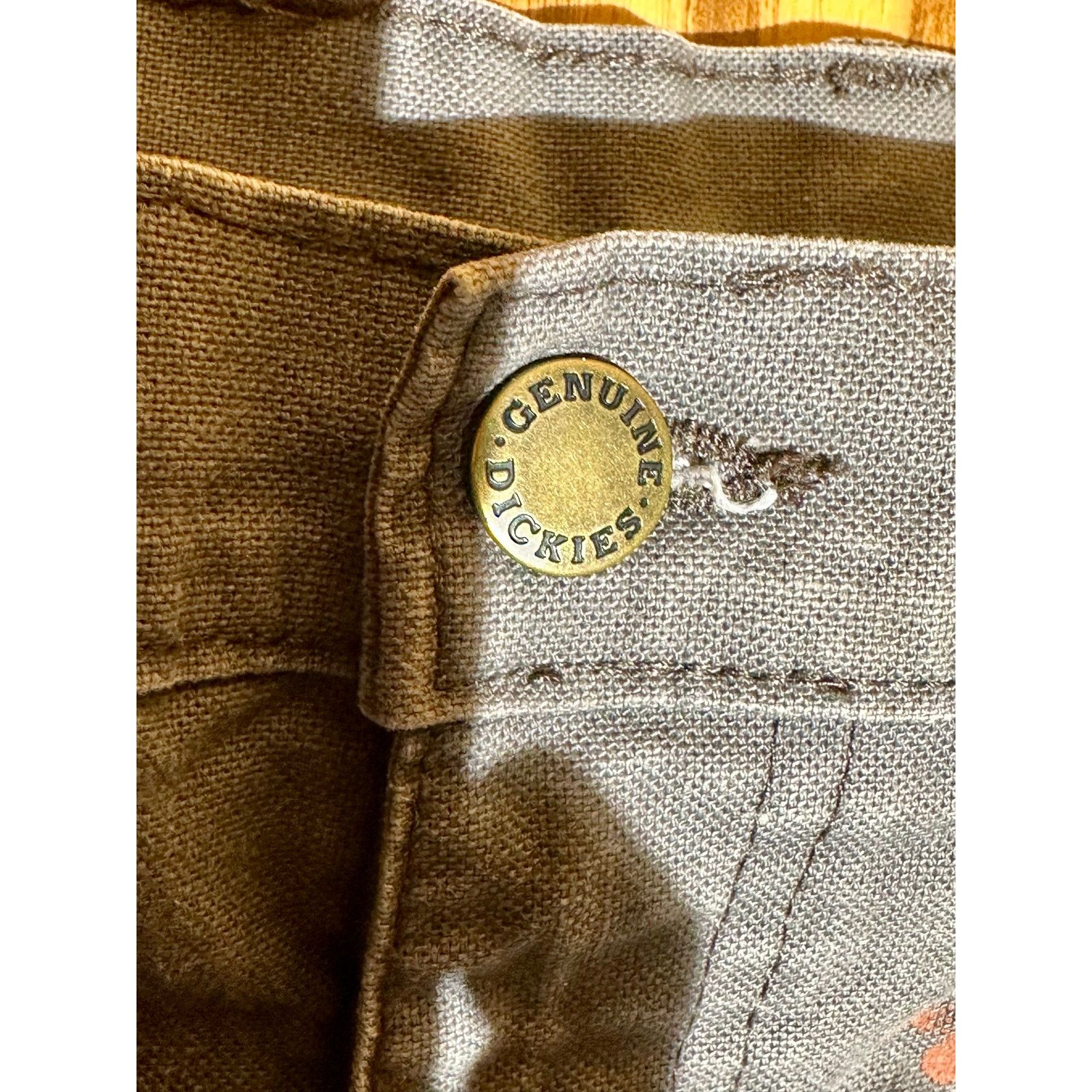 Dickies Gray Dickies Work Pants Size 33/32 Worn In Size US 33 - 5 Thumbnail
