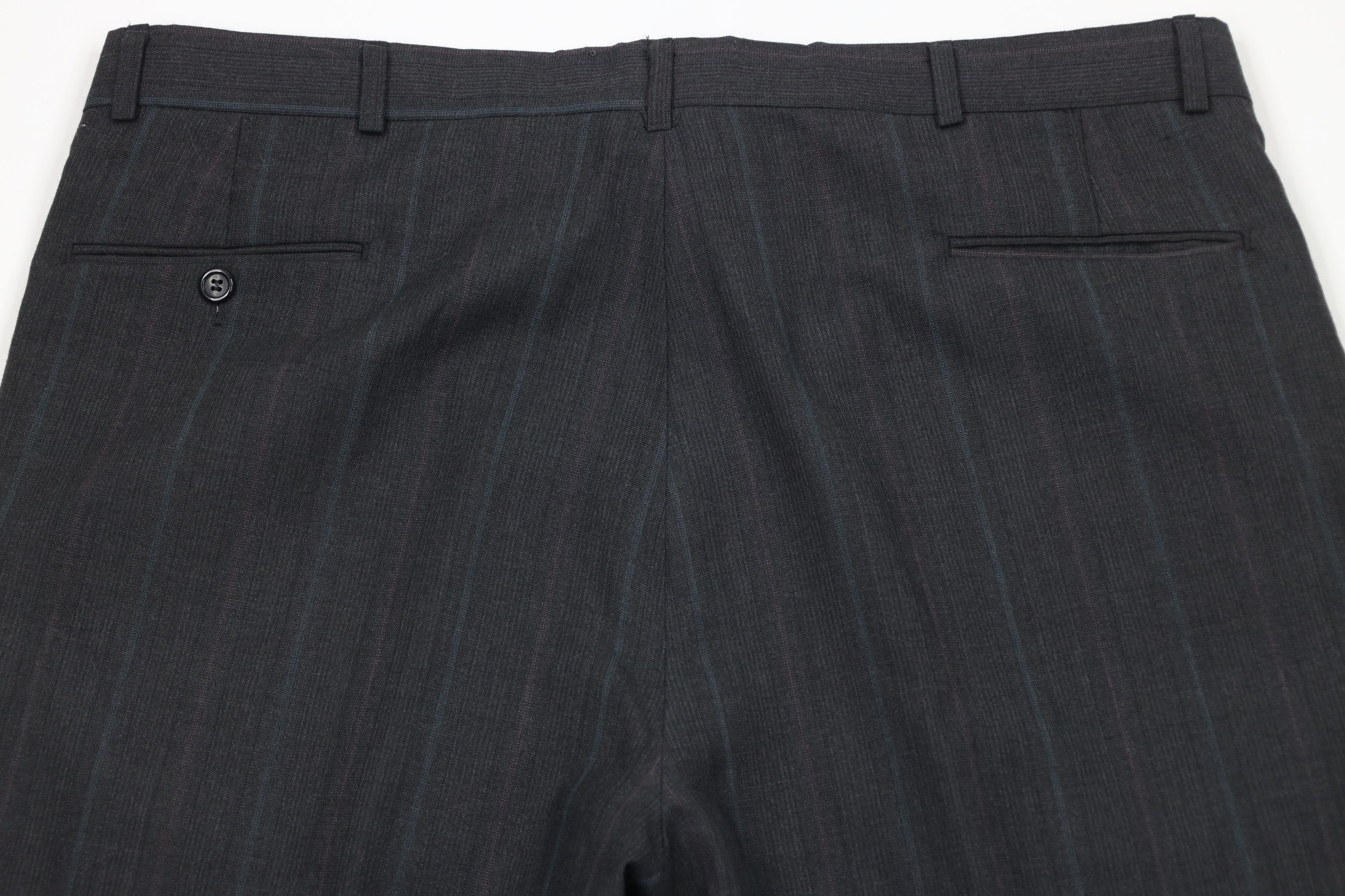 Vintage Vintage 90s Streetwear Wool Blend Striped Wide Leg Pants USA Size US 38 / EU 54 - 9 Thumbnail