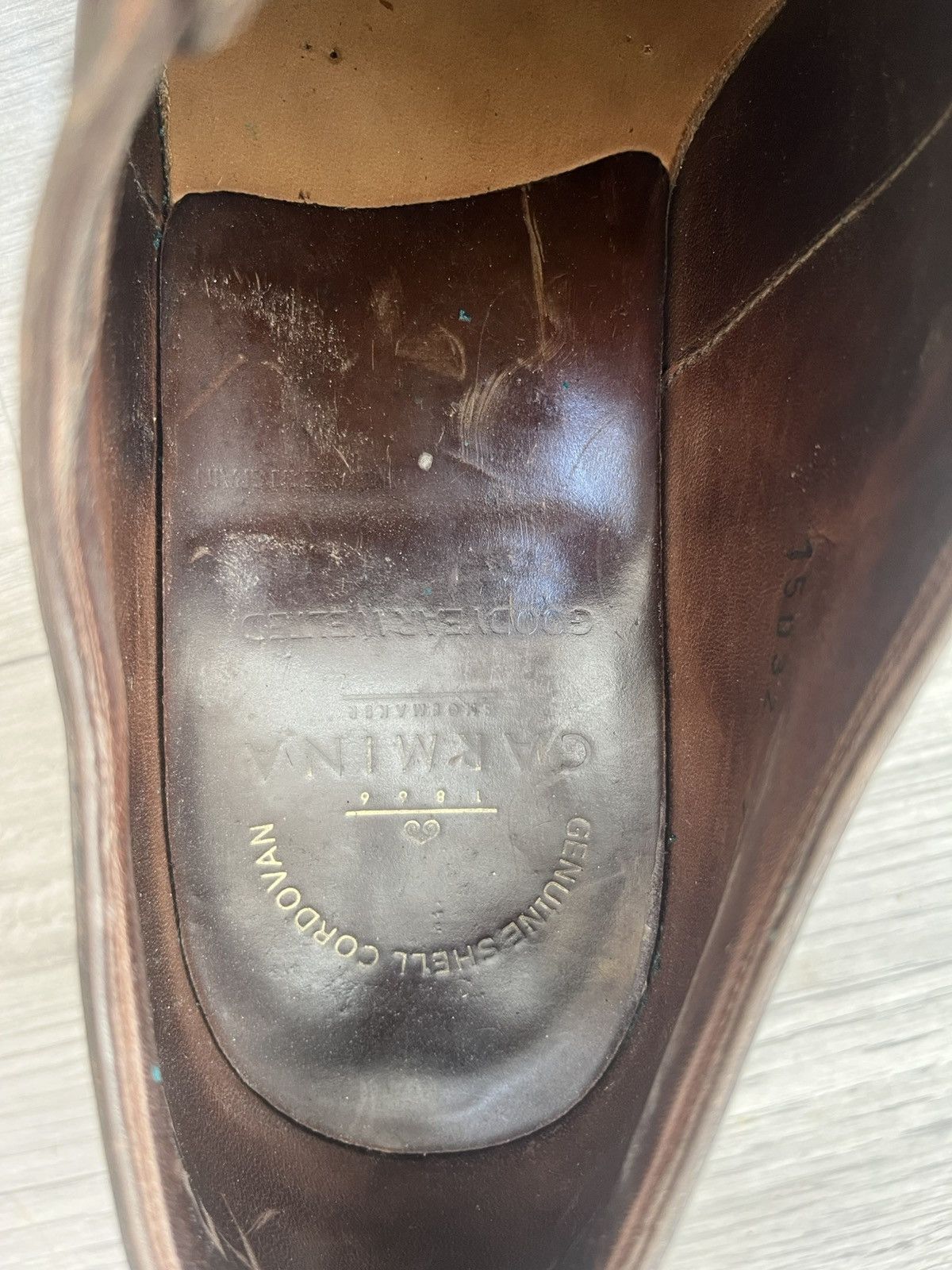 Carmina Carmina shell cordovan cap-toe oxford leather shoes uk 7 Size US 8 / EU 41 - 14 Thumbnail