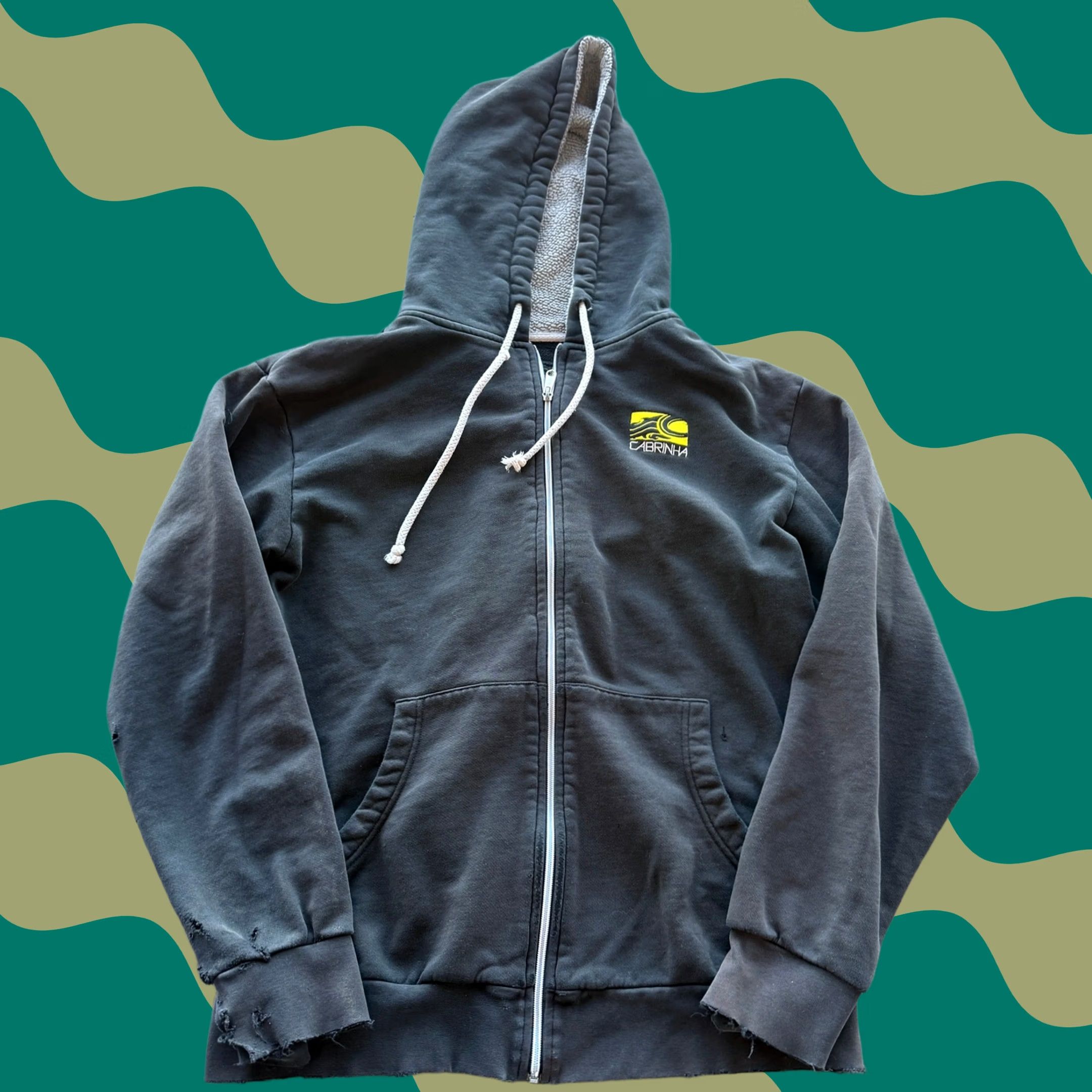 Vintage VINTAGE Cabrinha Shirt Men L Gray Sherpa Full Zip Sweatshirt Size US L / EU 52-54 / 3 - 1 Thumbnail