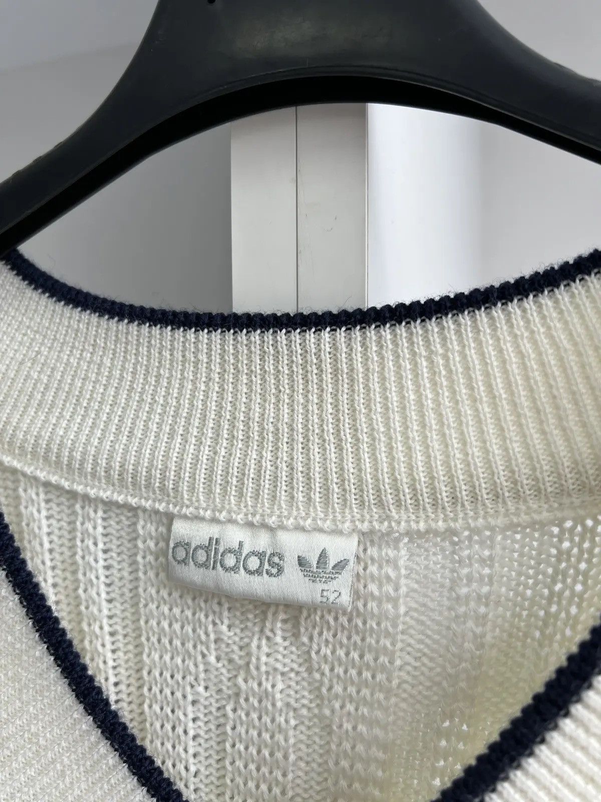 Adidas × Vintage Vintage Adidas Knitted Wool 90s Sweater Size US L / EU 52-54 / 3 - 9 Thumbnail