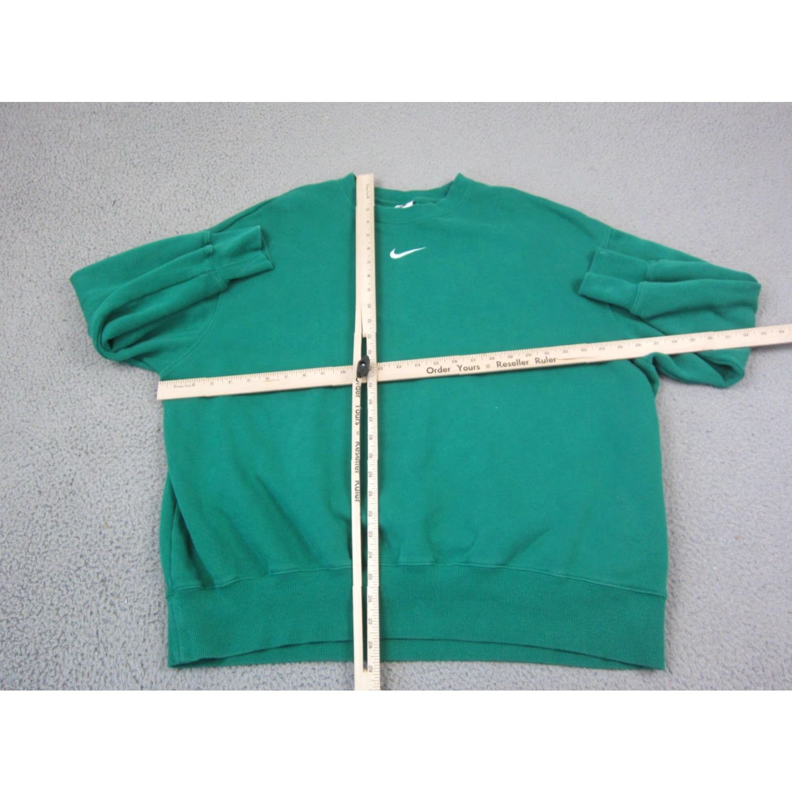 Nike Nike Sweatshirt Adult XL Green Center Swoosh Fleece 90s Size US XL / EU 56 / 4 - 5 Thumbnail