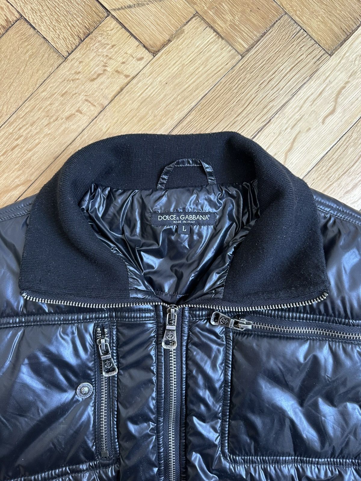 Dolce & Gabbana Dolce & Gabbana Vintage Multi Pocket Zipper Cropped Jacket Size US M / EU 48-50 / 2 - 5 Thumbnail