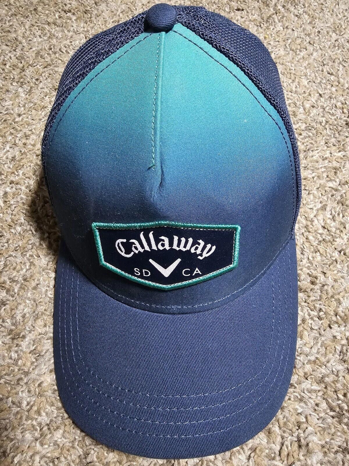 Callaway Callaway Golf Trucker Hat SD CA California Original Blue Size ONE SIZE - 2 Thumbnail