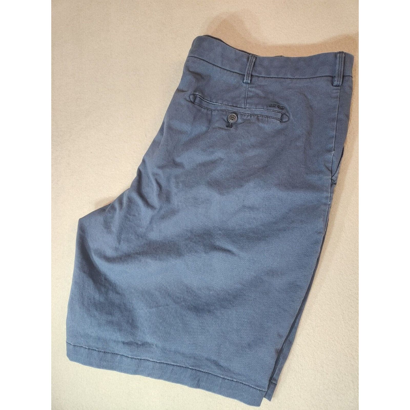 Izod IZOD Saltwater Shorts Mens 42 x 9.5in Blue Stretch Size US 42 / EU 58 - 2 Thumbnail