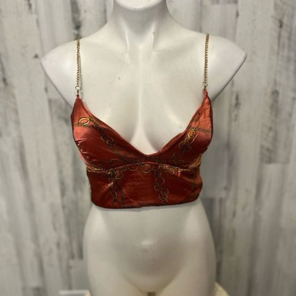 47 Brand Penelope Project Satin Chain Strap Crop Top Small Size S / US 4 / IT 40 - 3 Thumbnail
