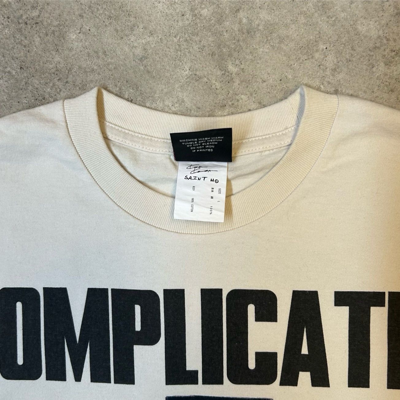 Saint Michael FW23 Saint Mxxxxxx x Kosuke Kawamura Complicated L/S T-Shirt Size US L / EU 52-54 / 3 - 5 Thumbnail