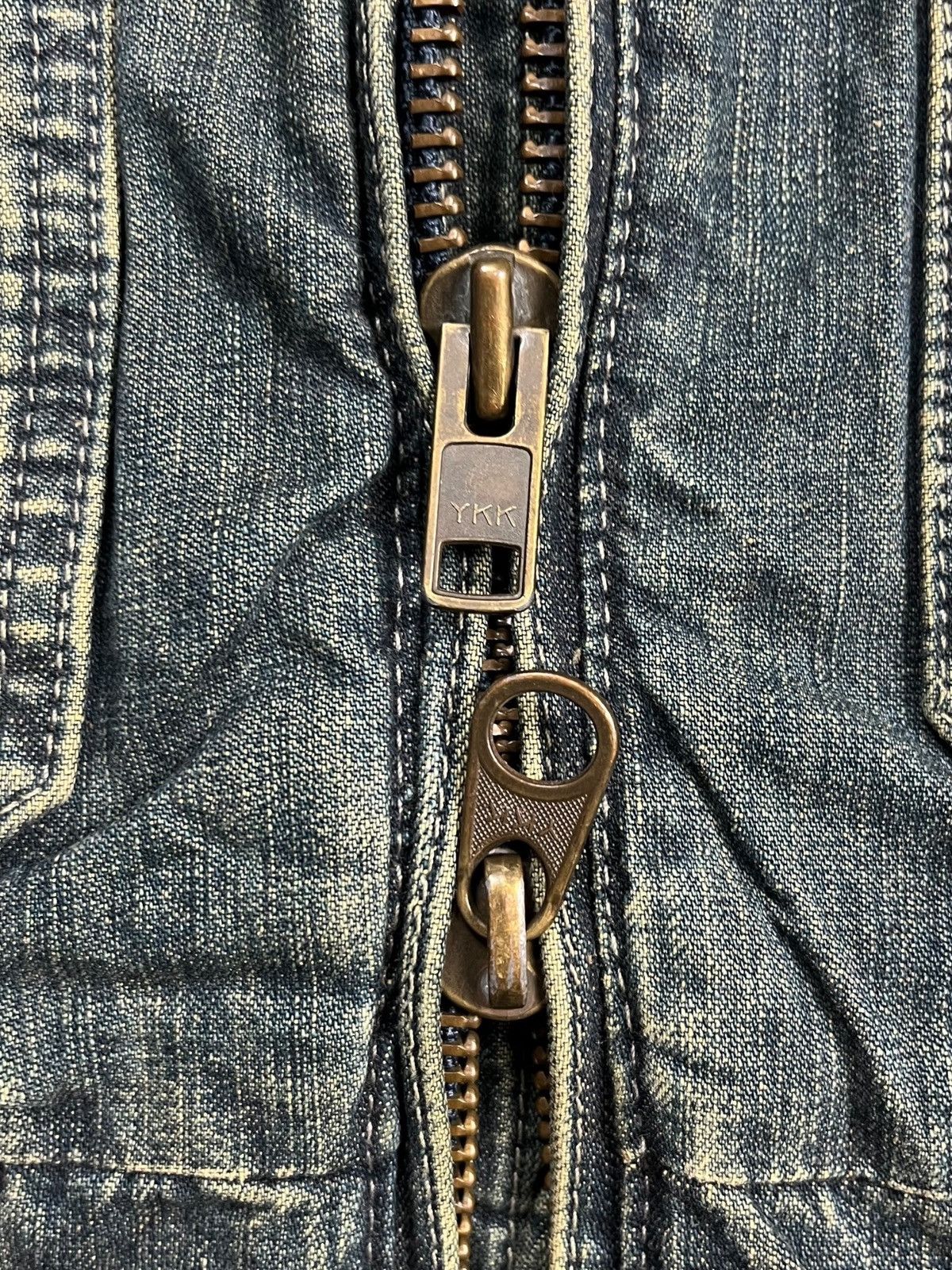 45rpm 2000s Johnbull - Apocalypse Style Mud Wash Denim Jacket Size US M / EU 48-50 / 2 - 9 Thumbnail
