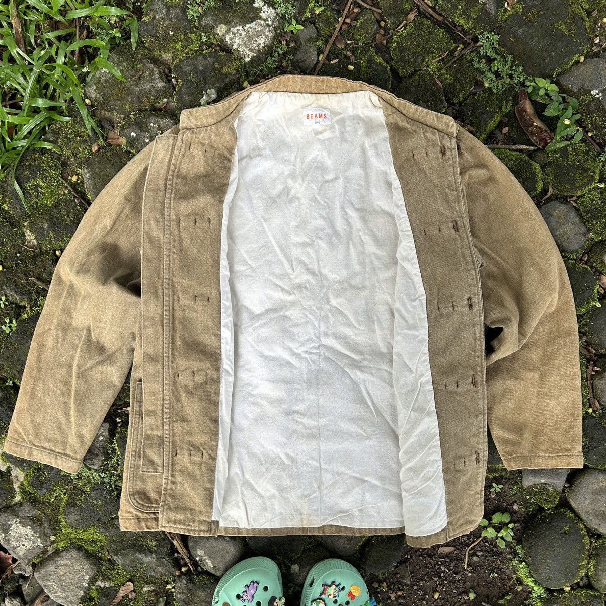 Beams Plus Vintage Jacket Canvas Beams Japan Chines Style Size US L / EU 52-54 / 3 - 9 Thumbnail