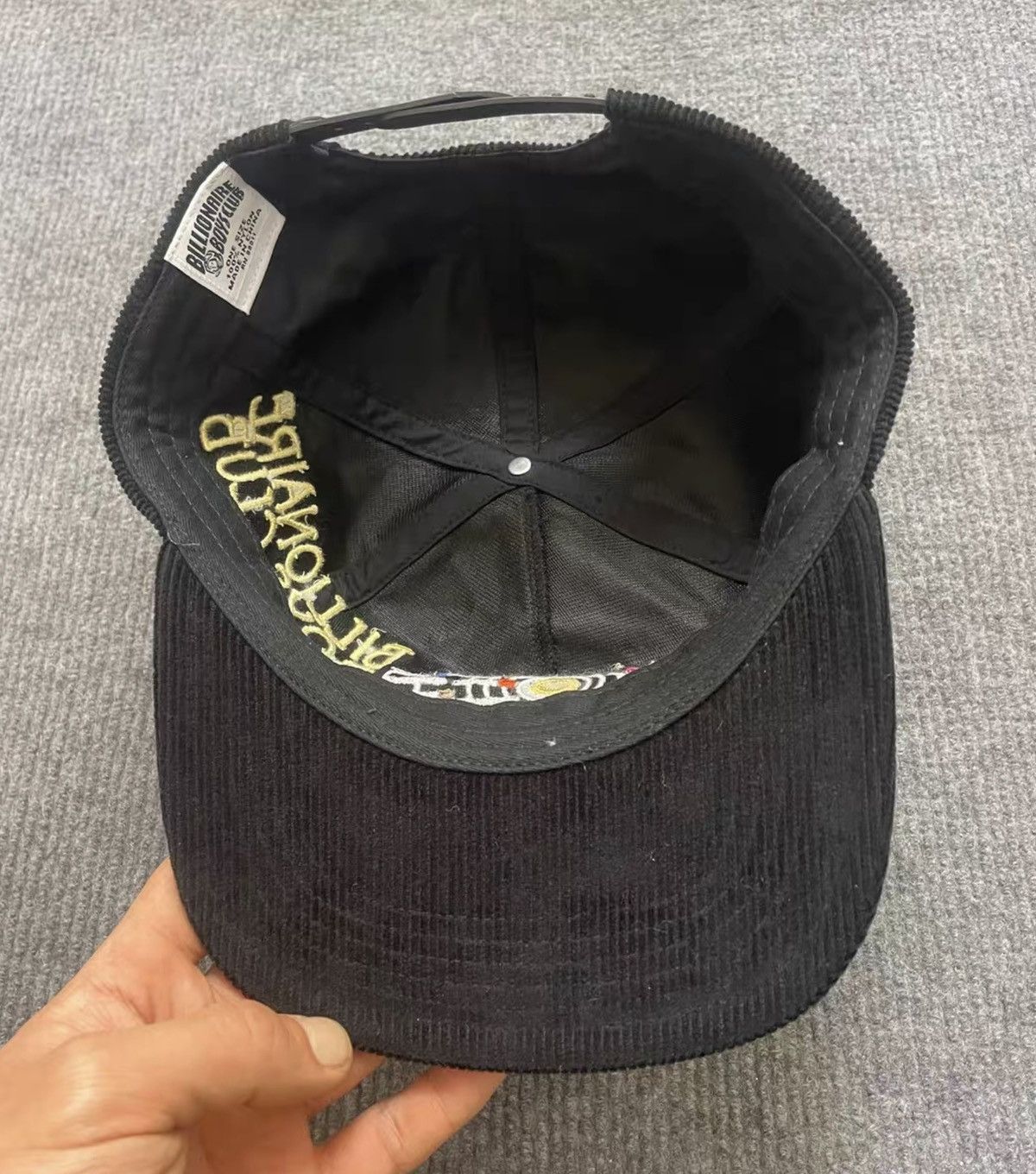 Billionaire Boys Club BBC Embroidered Flat-Brim Baseball Cap / Sun Hat Size ONE SIZE - 4 Thumbnail