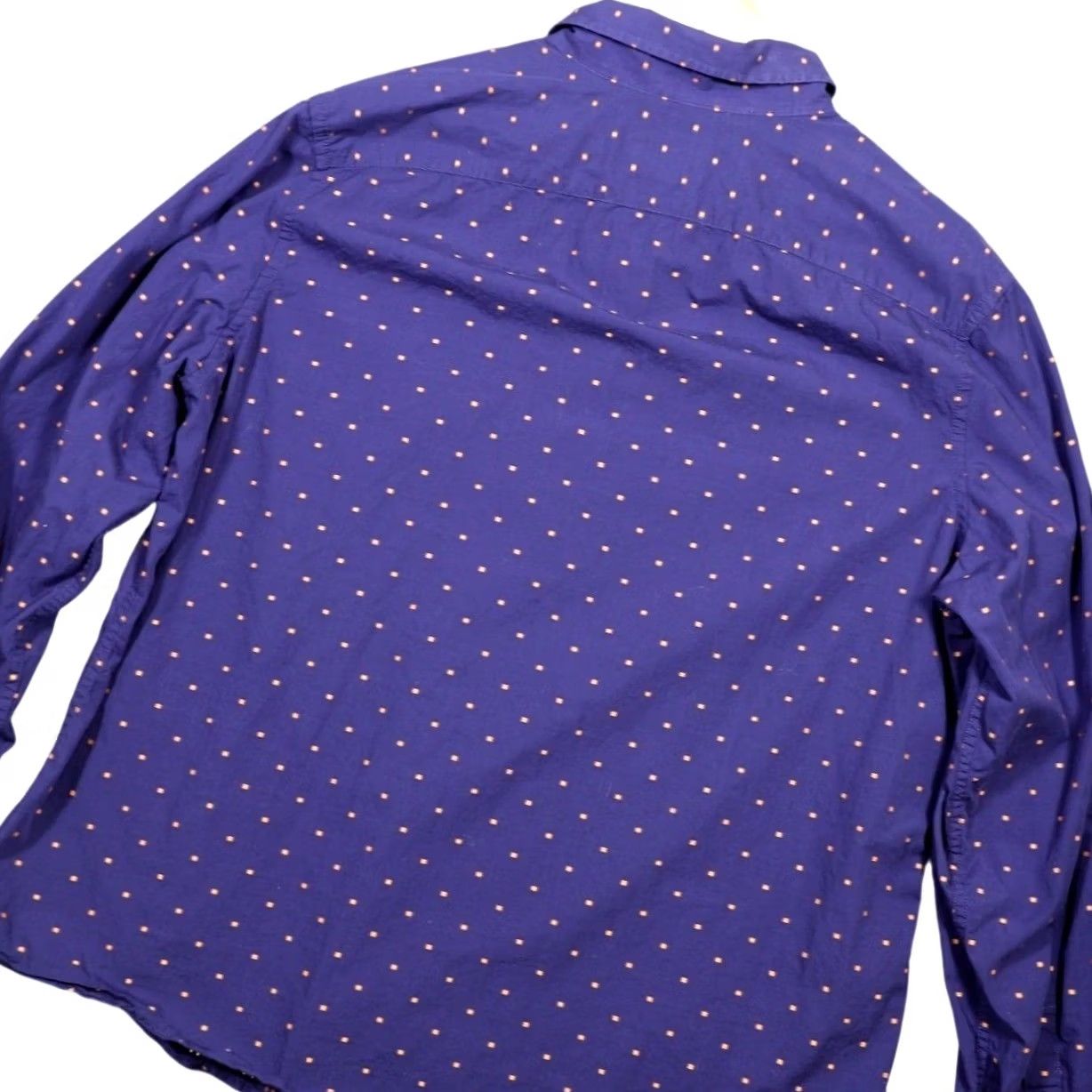 Vintage Goodfellow Co Mens Long Sleeve Button Down Shirt Purple Small Dot Print XXL Size US XXL / EU 58 / 5 - 3 Thumbnail