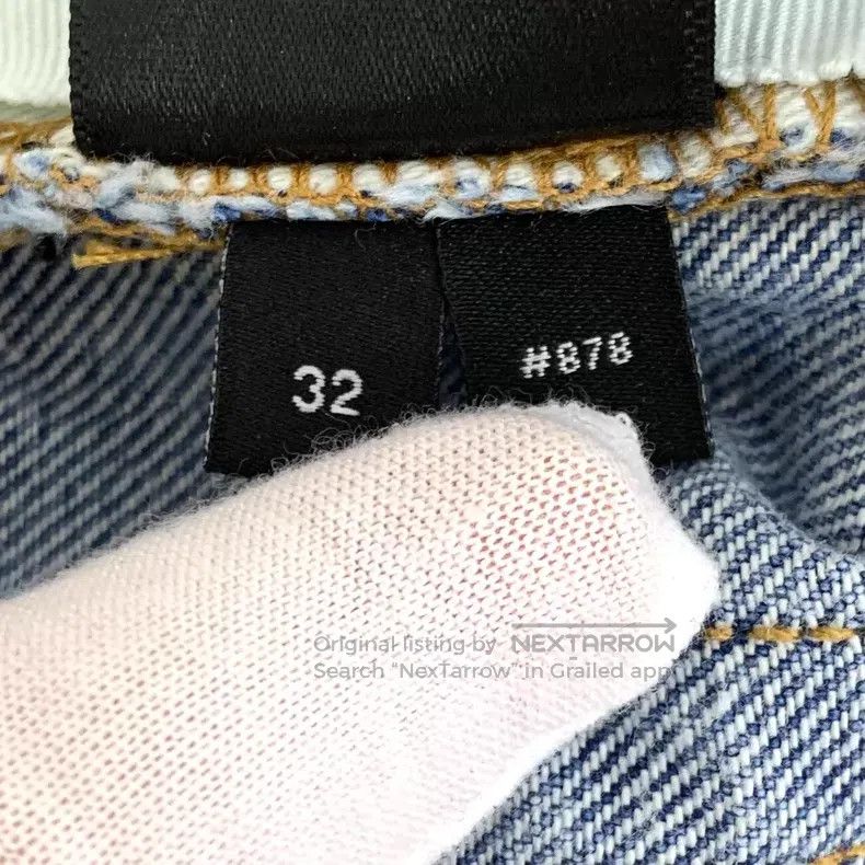 Amiri Amiri Light Blue Hole Splatter Print Cotton Casual Denim L Size US 32 / EU 48 - 7 Thumbnail