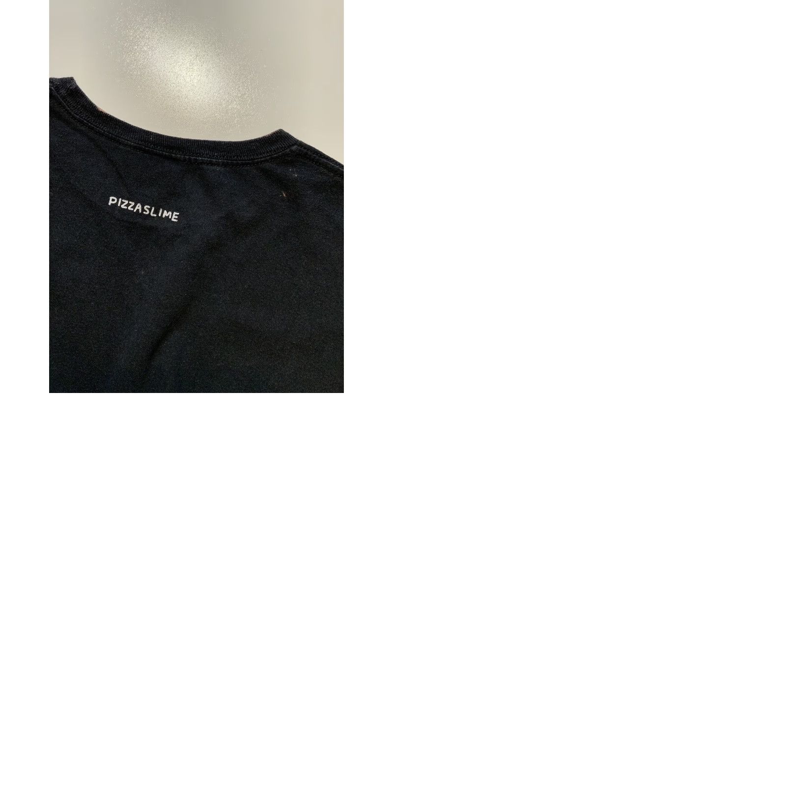 Vintage Sold Out!! Box Pizza Slime Empty Box Logo Black Graphic S/S Crew T-shirt XL Men Regular Black Logo 50 Inch Chest 25 Pit 31 Shoulder to Hem Size US XL / EU 56 / 4 - 9 Thumbnail