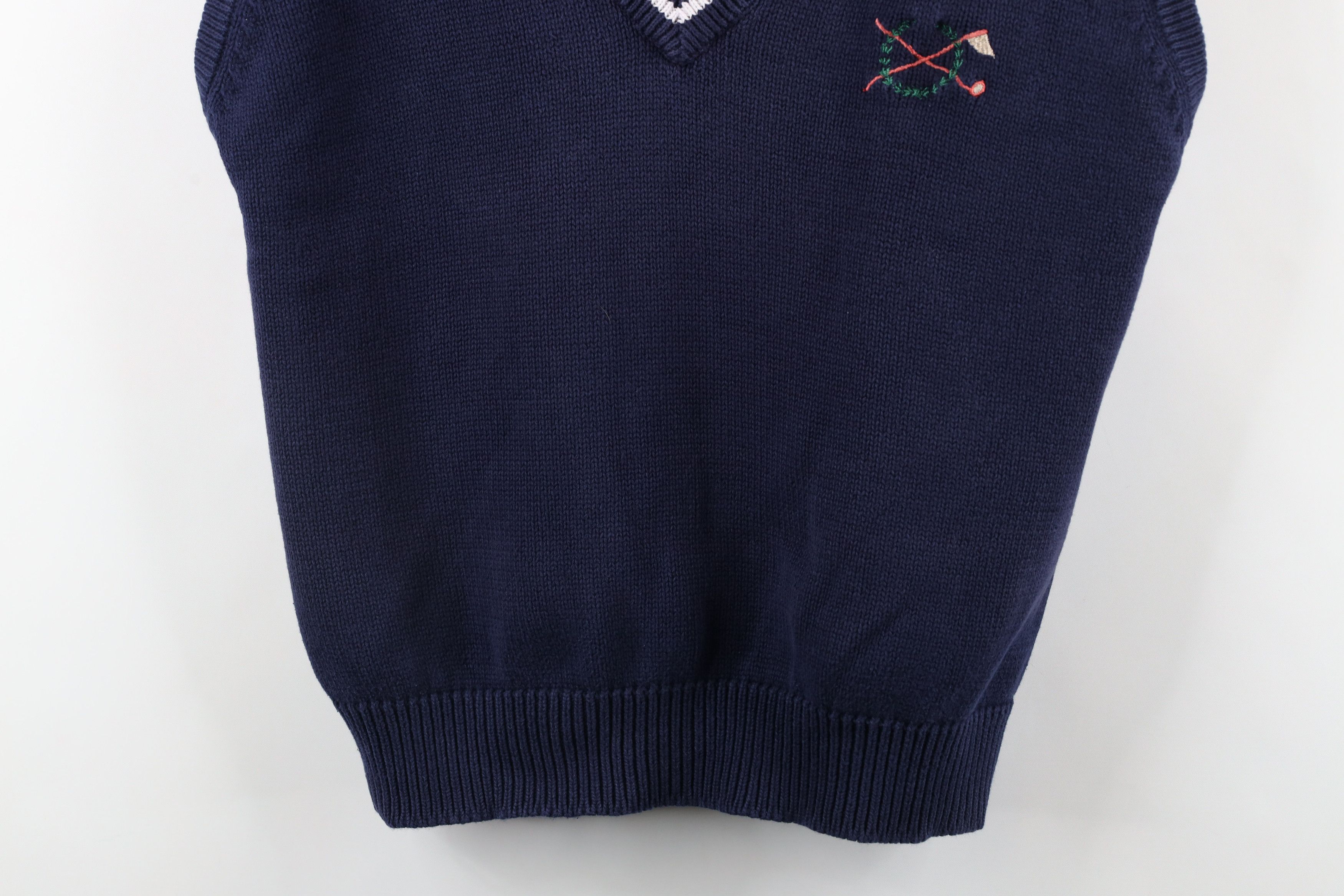 Vintage Vintage 90s Streetwear Dapper Golf Cotton Knit Sweater Vest Size US M / EU 48-50 / 2 - 3 Thumbnail