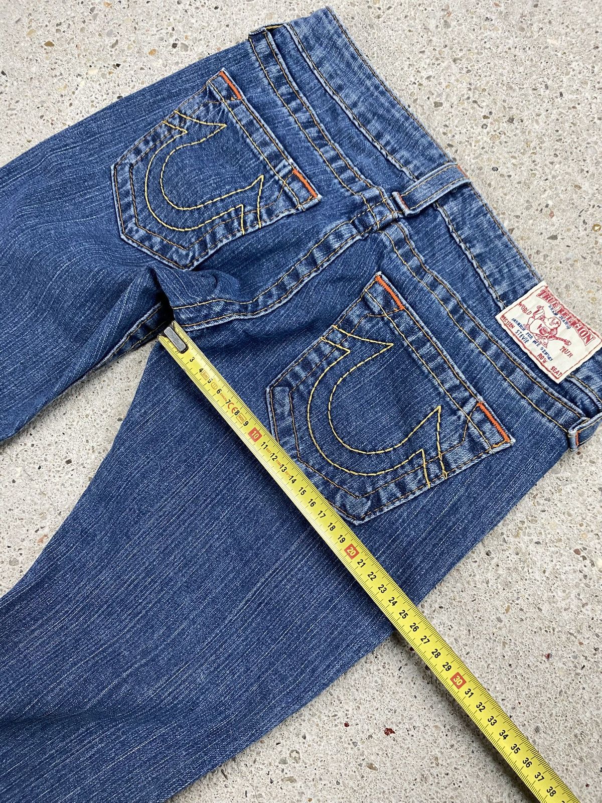 True Religion True religion straight leg jeans stevie made in usa Size 28" / US 6 / IT 42 - 14 Thumbnail