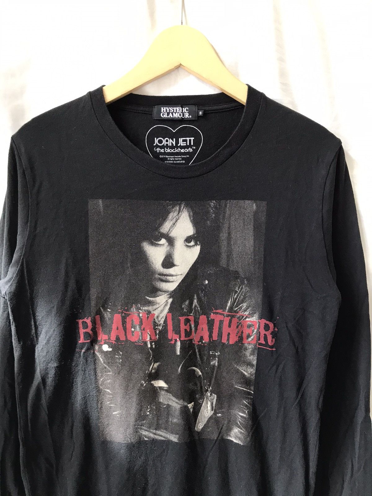 Hysteric Glamour Hysteric Black leather Joan Jett Tshirt Size US S / EU 44-46 / 1 - 2 Thumbnail