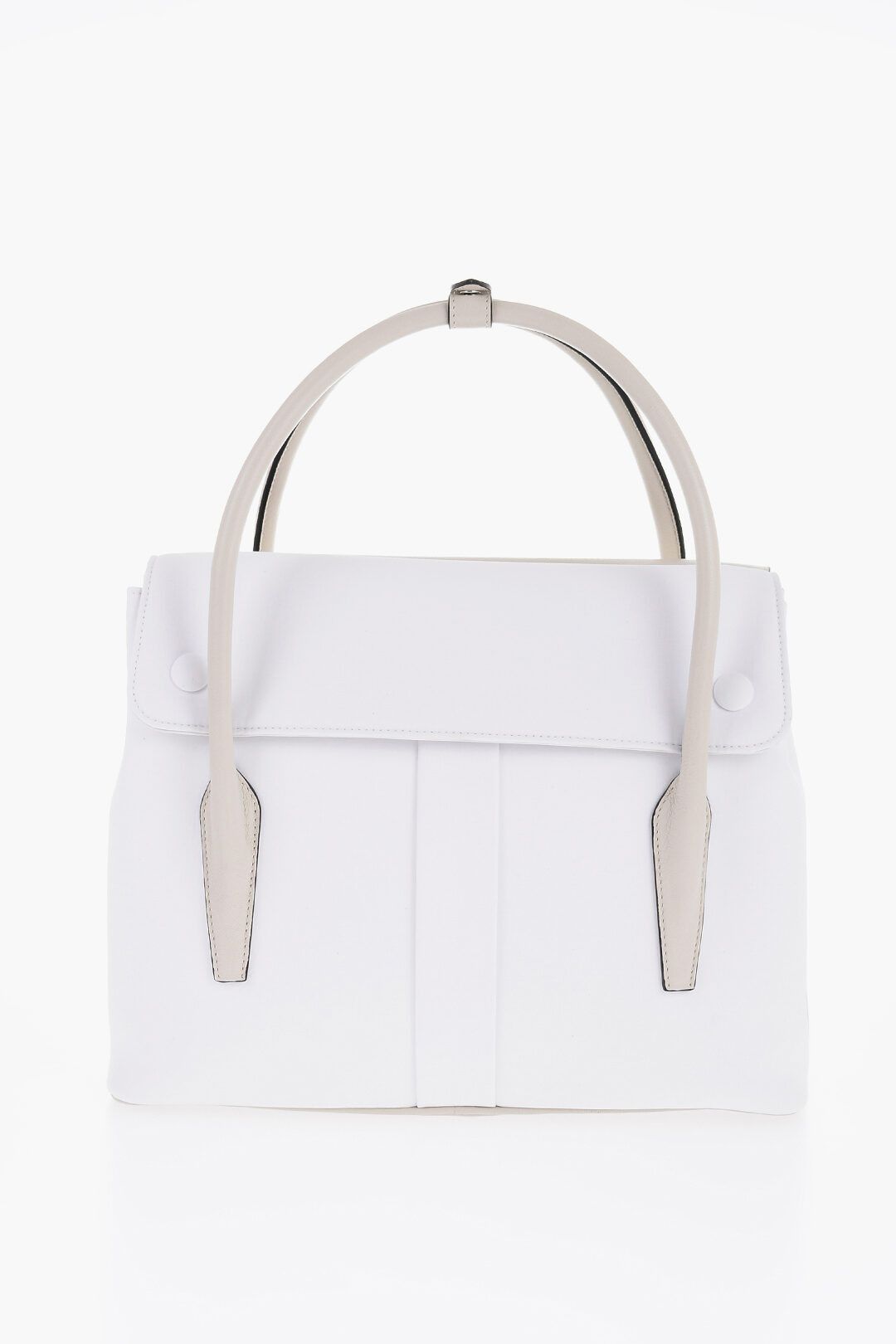 Maison Margiela og1mm1224 Size: OS / Two-Tone Cotton & Leather Hand Bag Size ONE SIZE - 4 Thumbnail