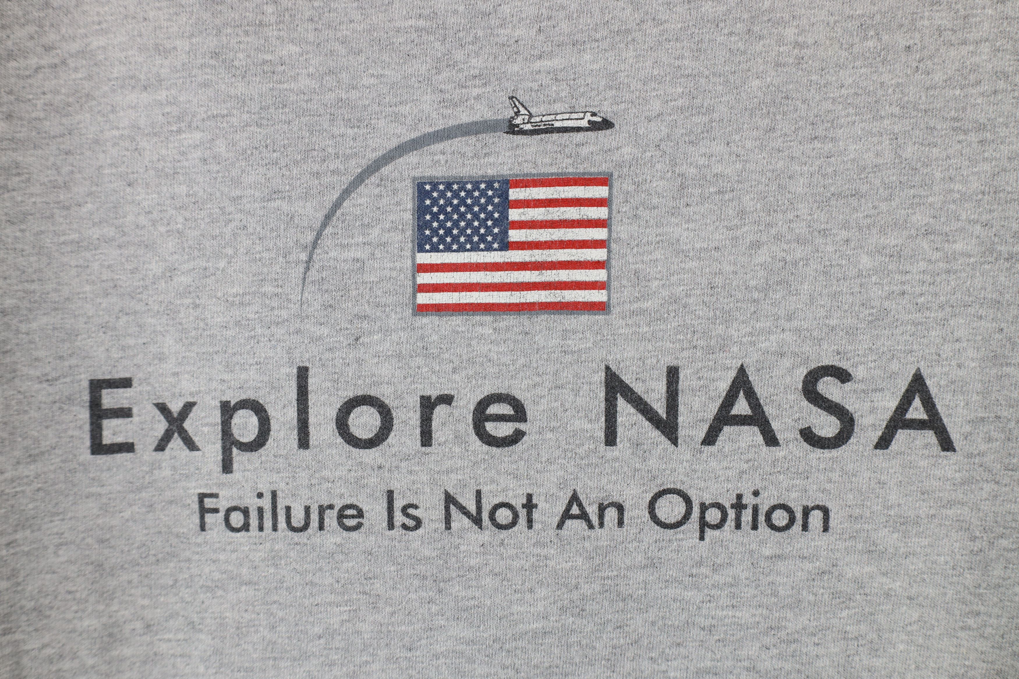 Vintage Vintage 90s Y2K Explore NASA Space Short Sleeve T-Shirt Size US S / EU 44-46 / 1 - 4 Thumbnail