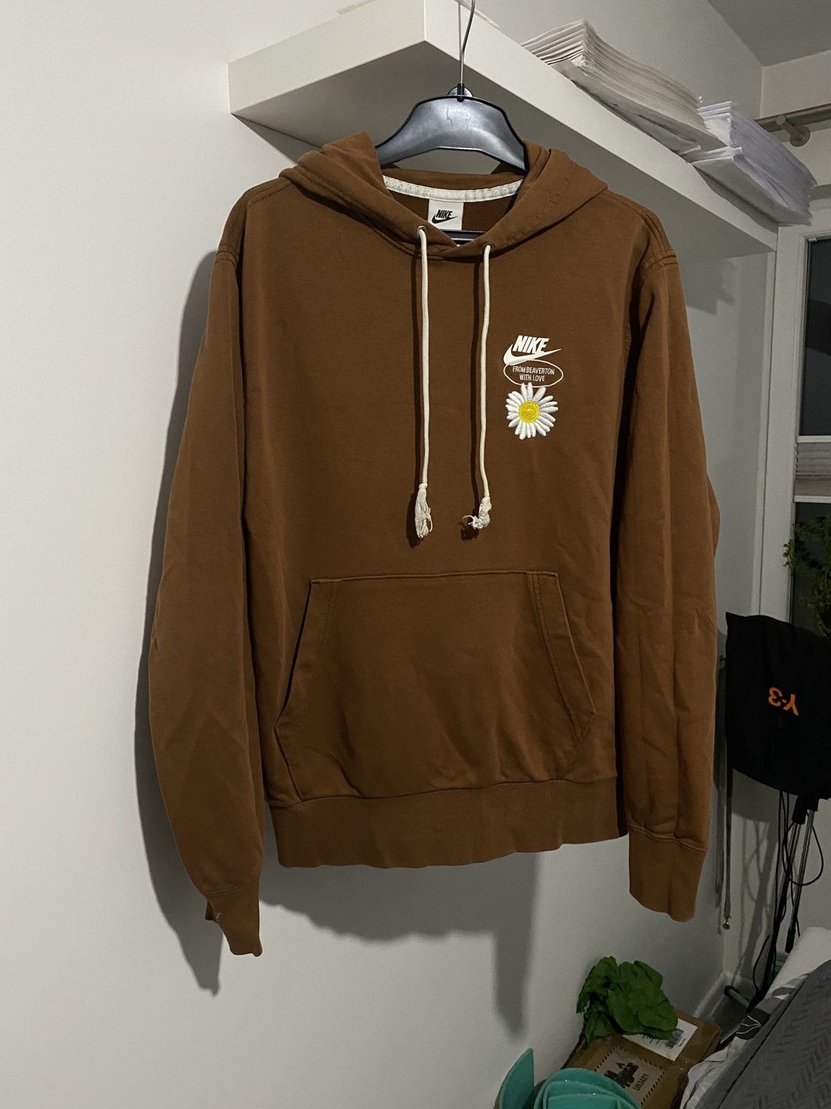 Nike Nike French Terry Hoodie Have a Nike Day M Pecan y2k Size US M / EU 48-50 / 2 - 5 Thumbnail