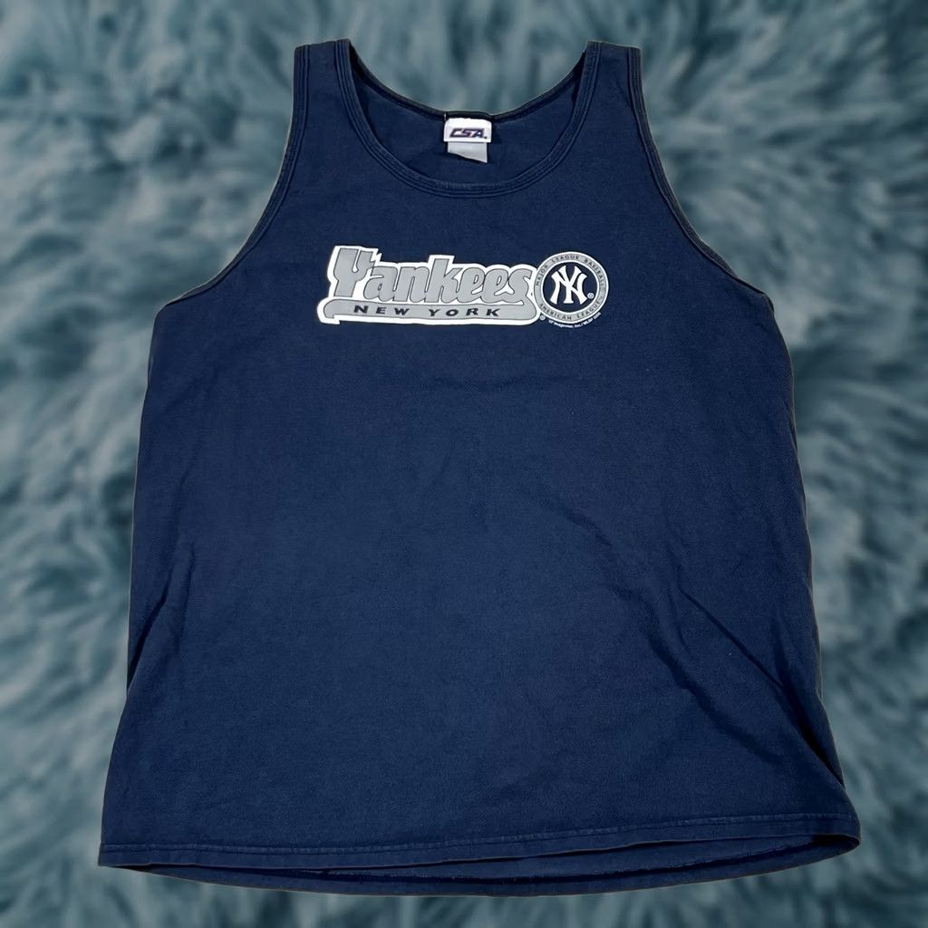 MLB VINTAGE New York Yankees Men Tank Top L Blue MLB USA Csa USA Baseball Shirt T-Shirt Size US L / EU 52-54 / 3 - 1 Thumbnail